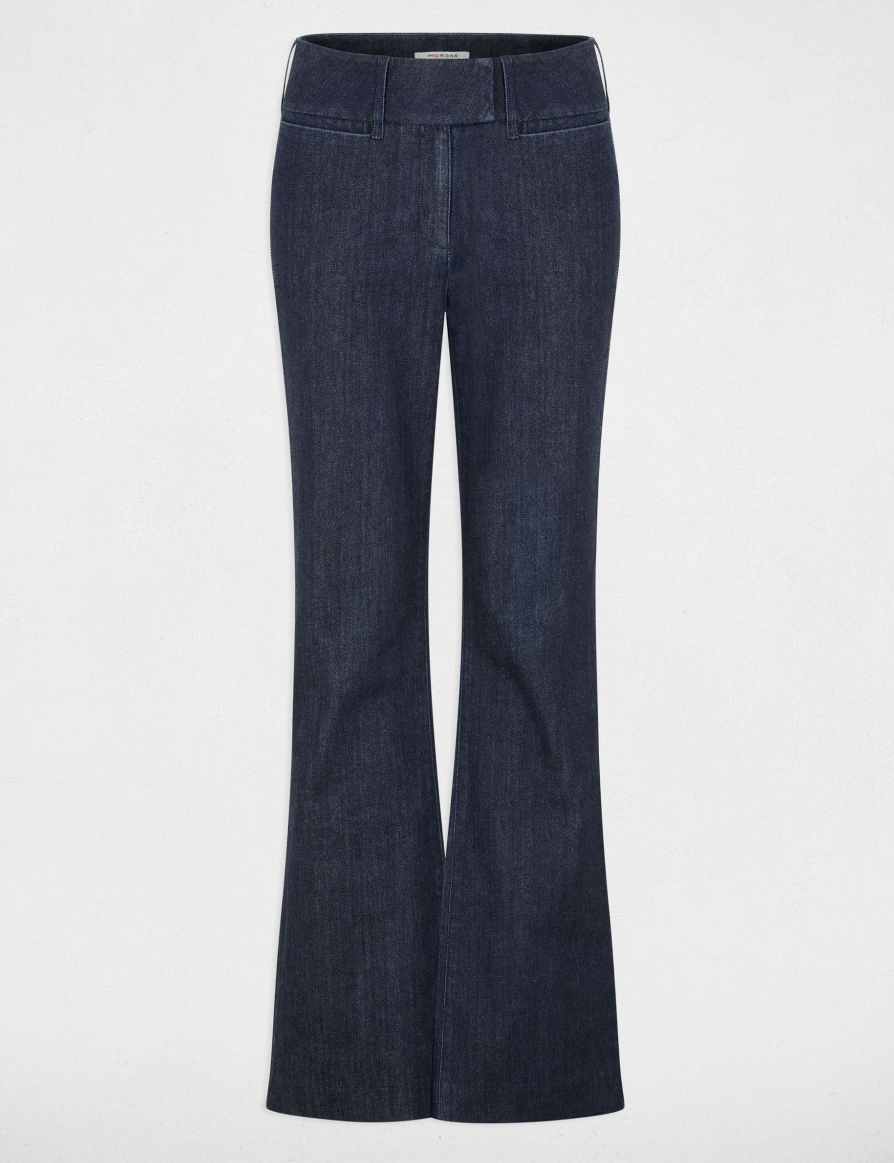 Bootcut-Jeans mit G&uuml;rtel blau damen