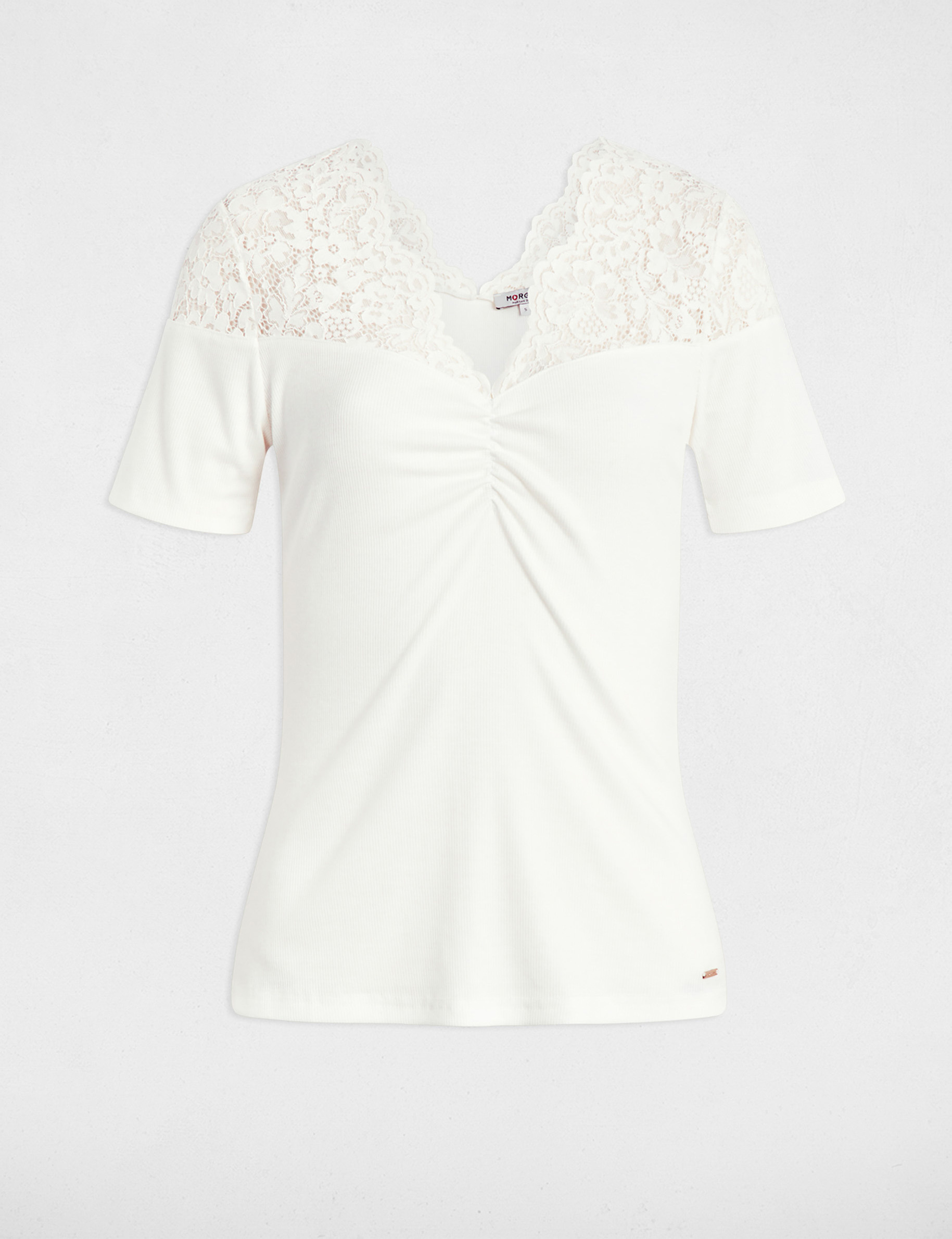 t shirt manches courtes blanc femme T-shirt manches courtes blanc femme