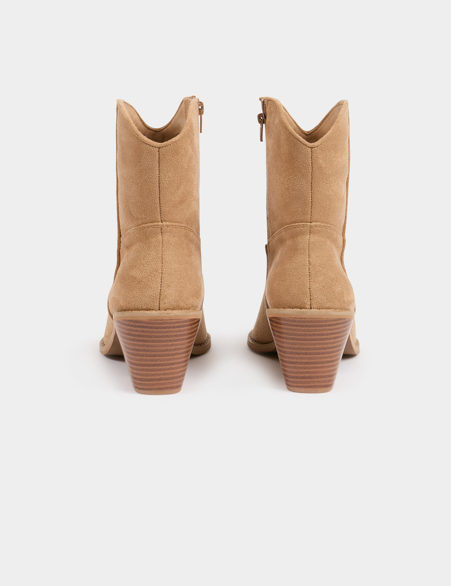 western stiefel mit absatz beige damen Western-Stiefel mit Absatz beige damen