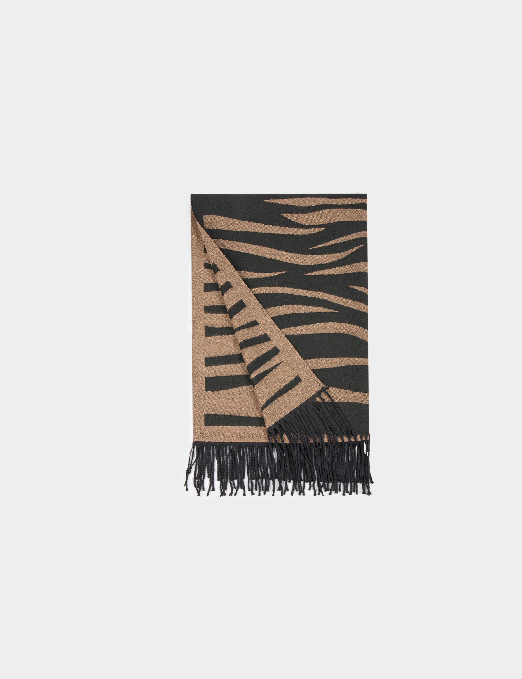 echarpe imprime zebre multicolore femme Écharpe imprimé zèbre multicolore femme