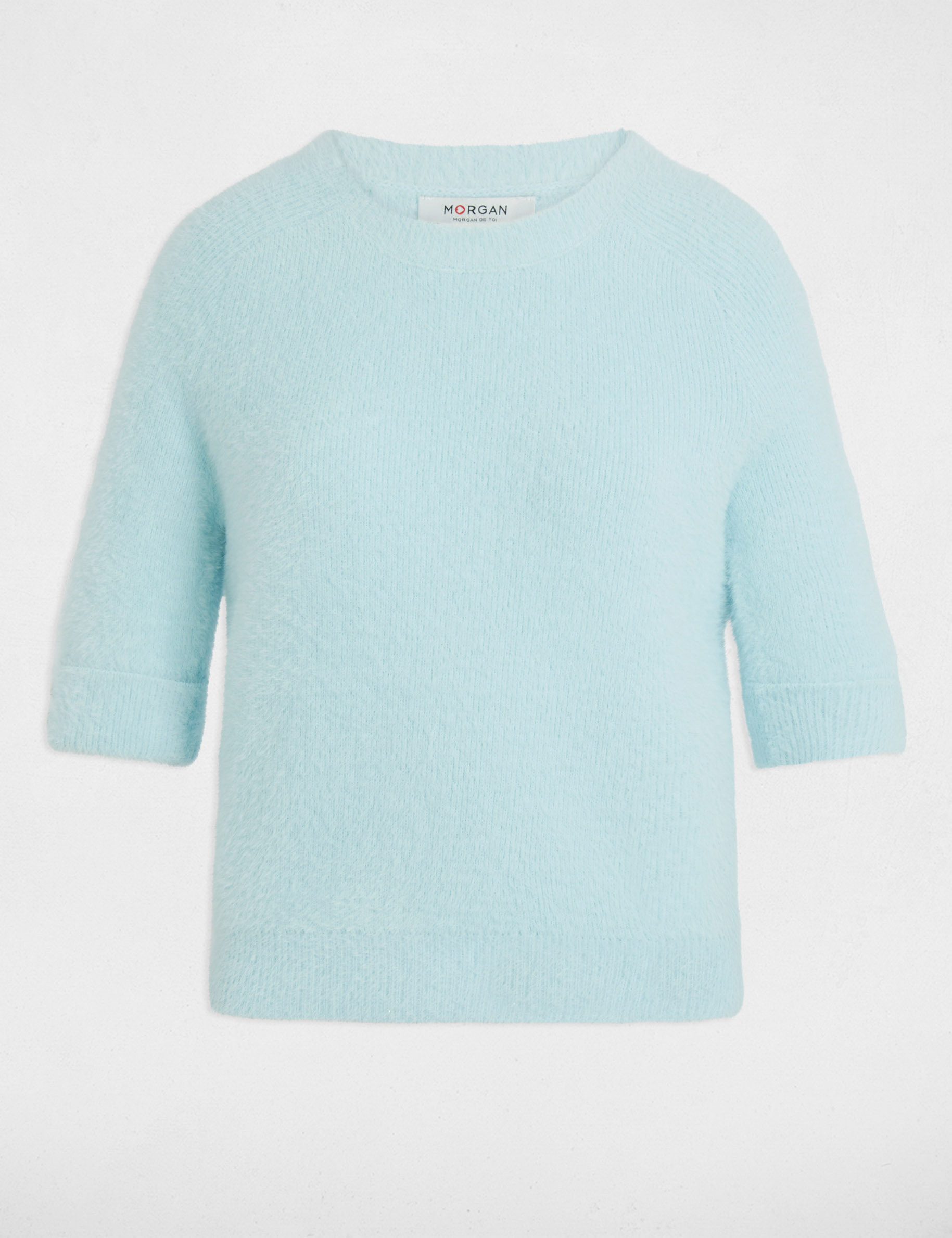kurzarm pullover himmelblau damen Kurzarm-Pullover himmelblau damen