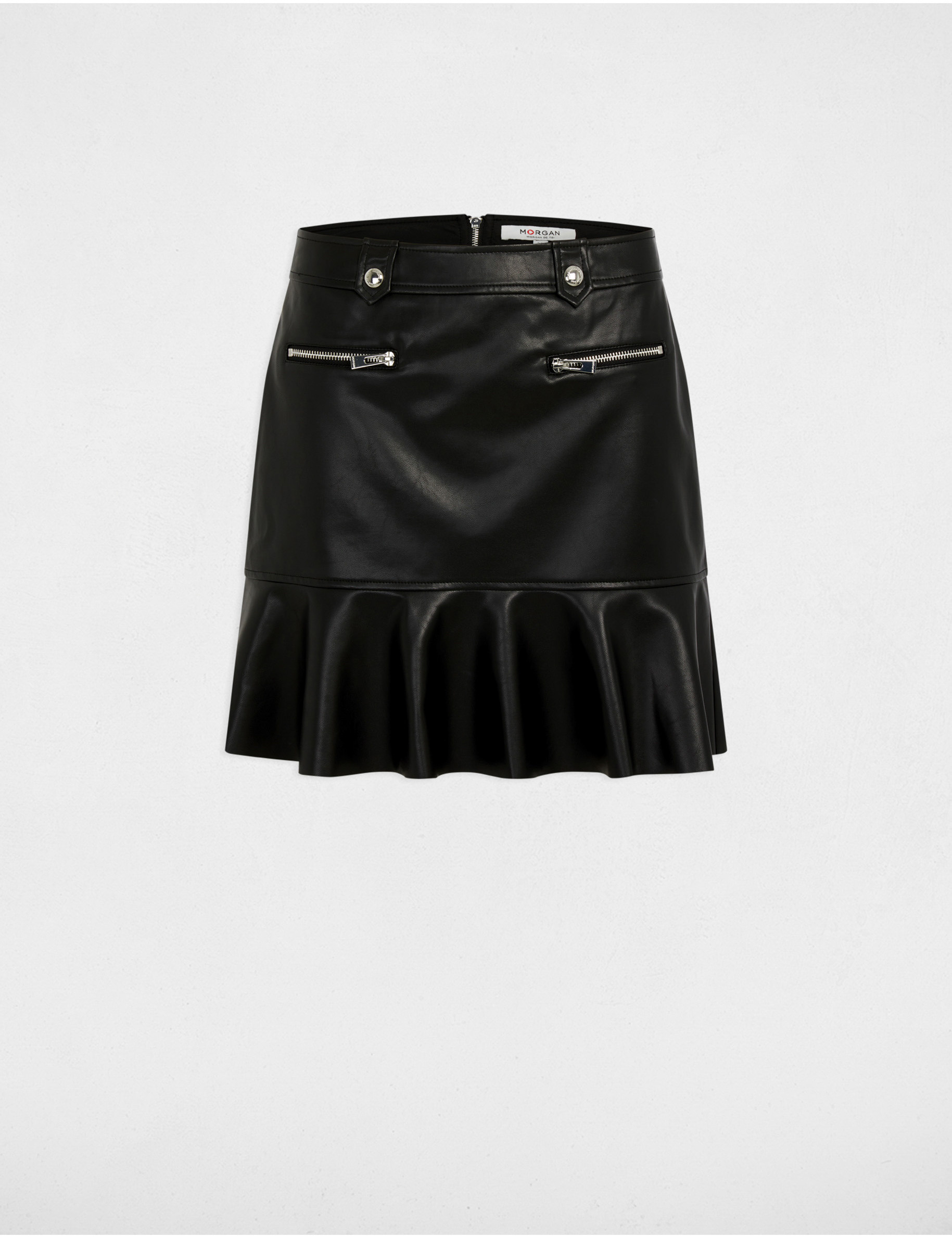 jupe courte simili cuir noir femme Jupe courte simili cuir noir femme