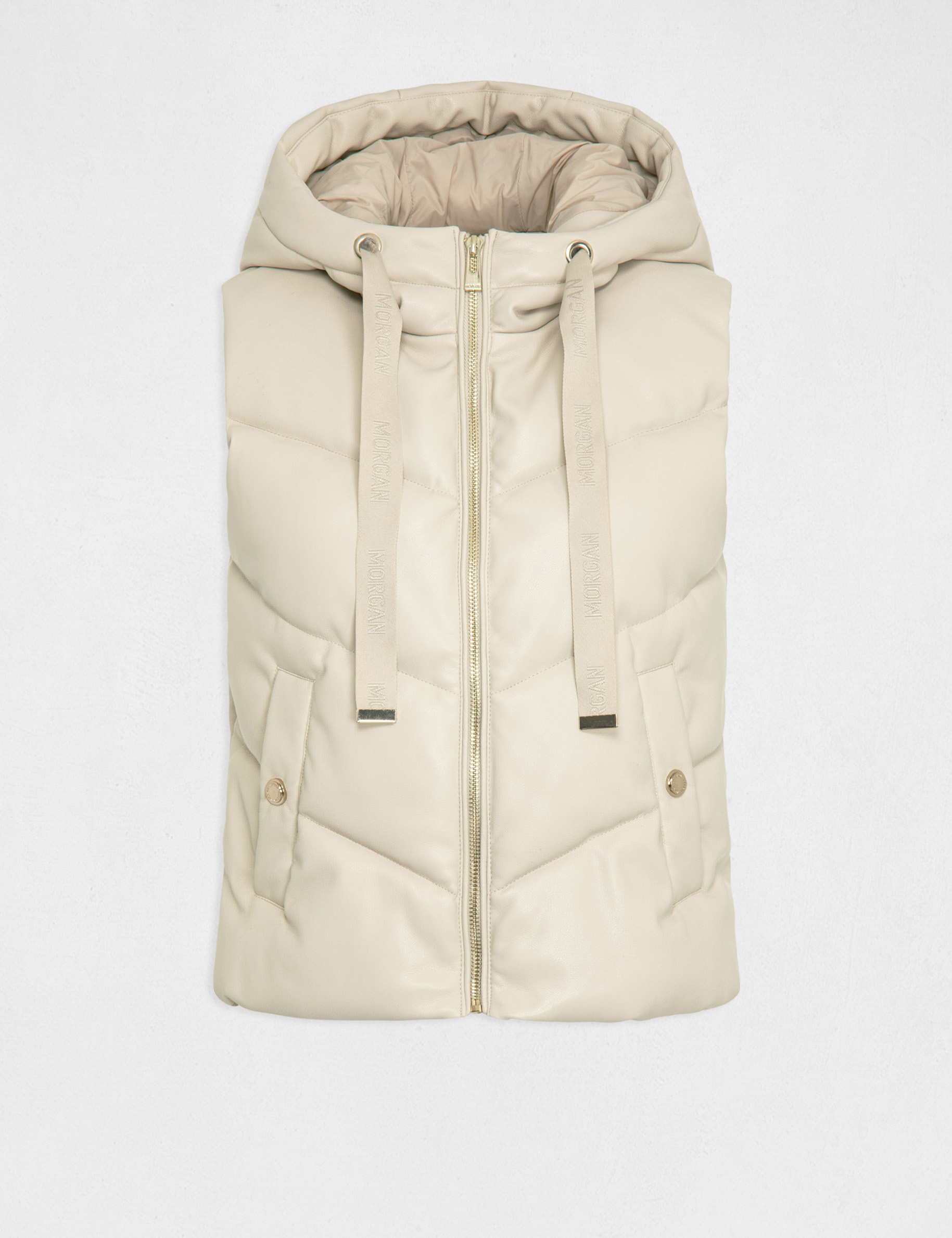 gerade daunenjacke mit kapuze elfenbein damen Gerade Daunenjacke mit Kapuze elfenbein damen