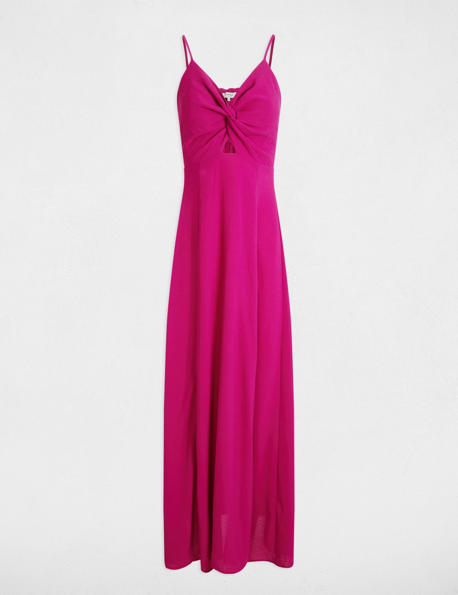 robe longue droite fendue violet femme Robe longue droite fendue violet femme