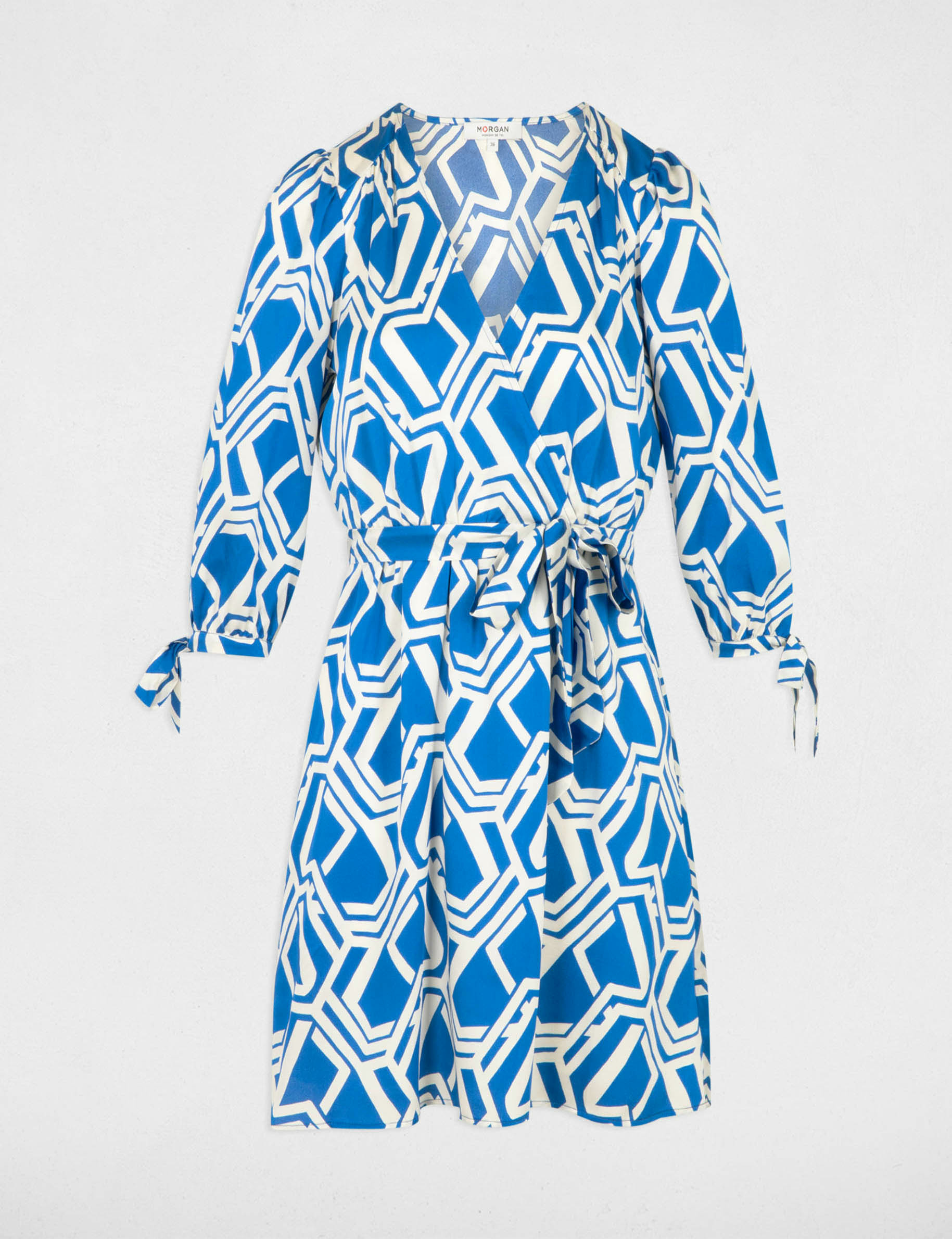 Robe French Connection Imprimée Fleurs Noire - Taille 2 (US) - Coton - Évasée Sans Manches - Occasion TB état