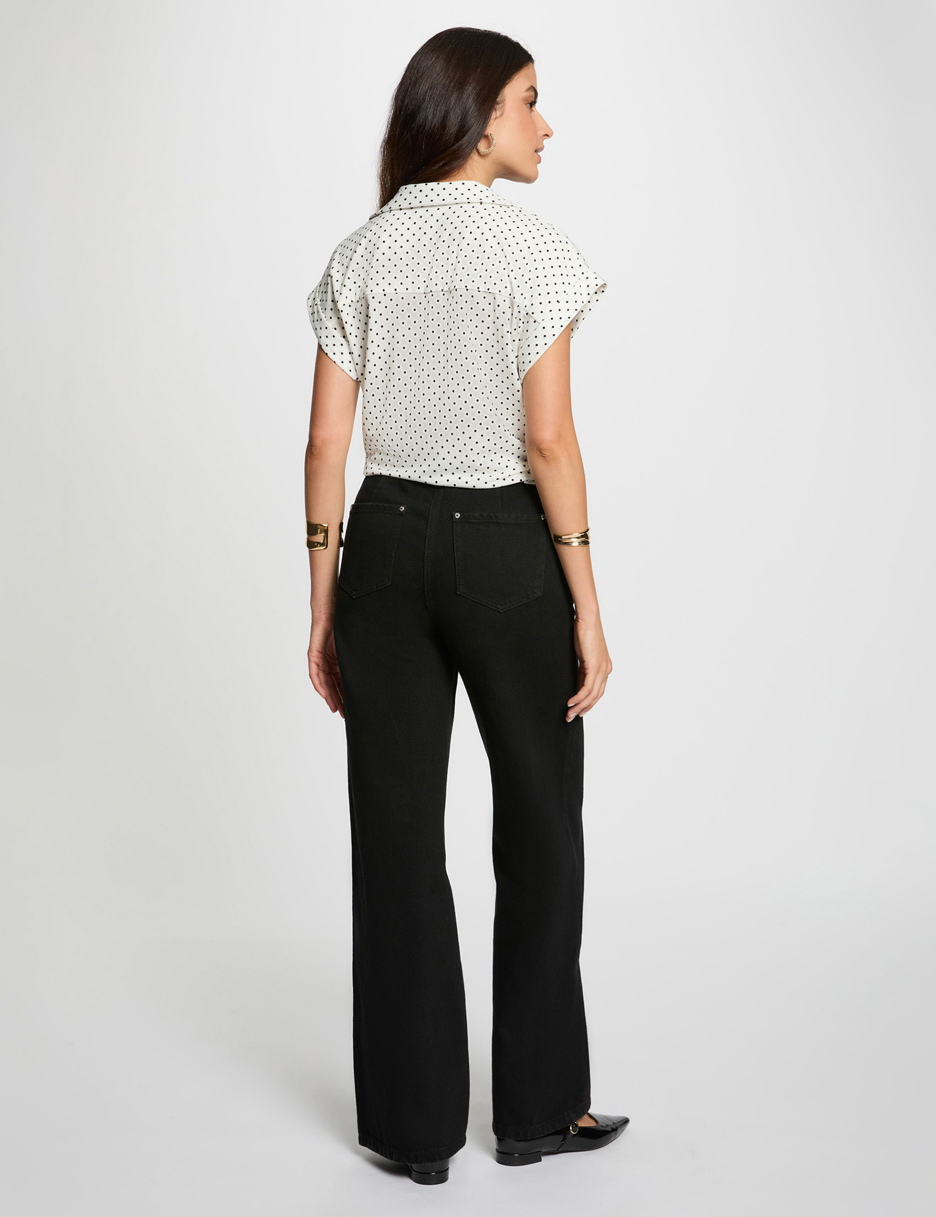 kurz geschnittene v ausschnitt bluse weiss damen Kurz geschnittene V-Ausschnitt-Bluse weiss damen