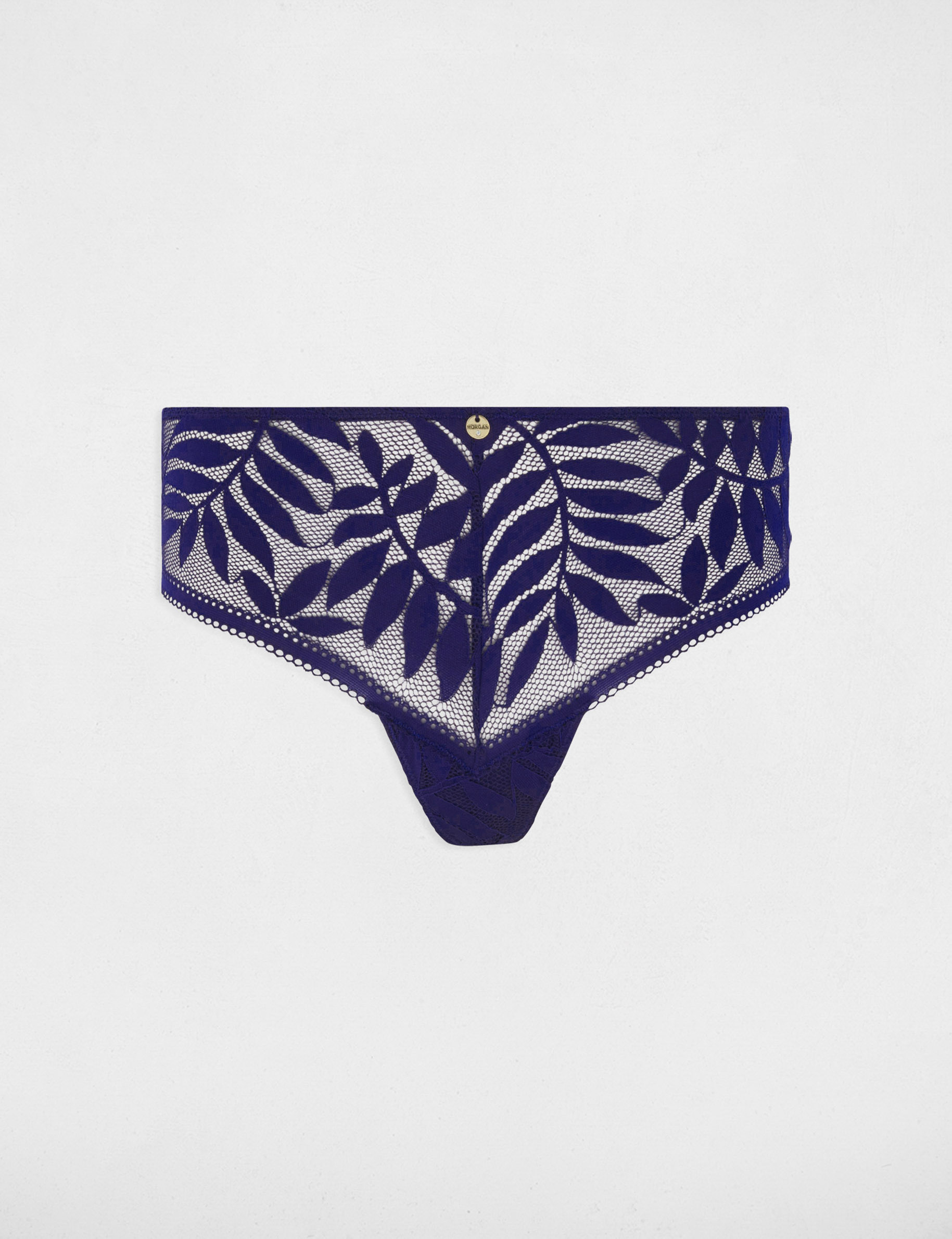 Spitzen-Shorty marineblau damen