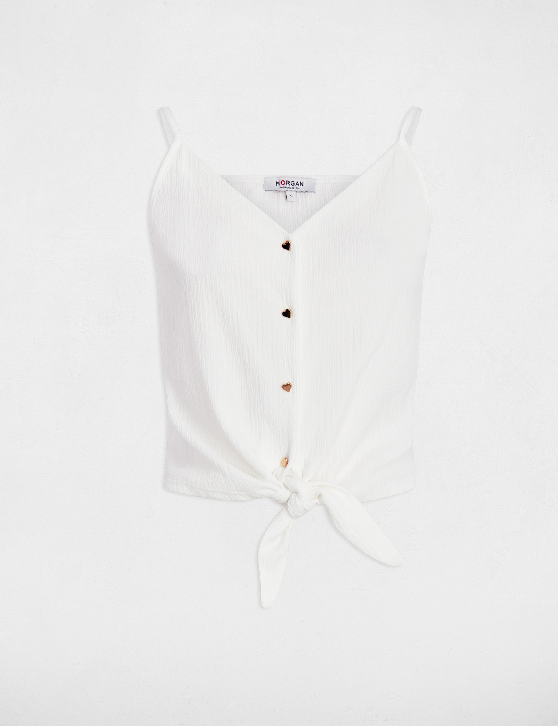 top mit dunnen tragern weiss damen Top mit dünnen Trägern weiss damen