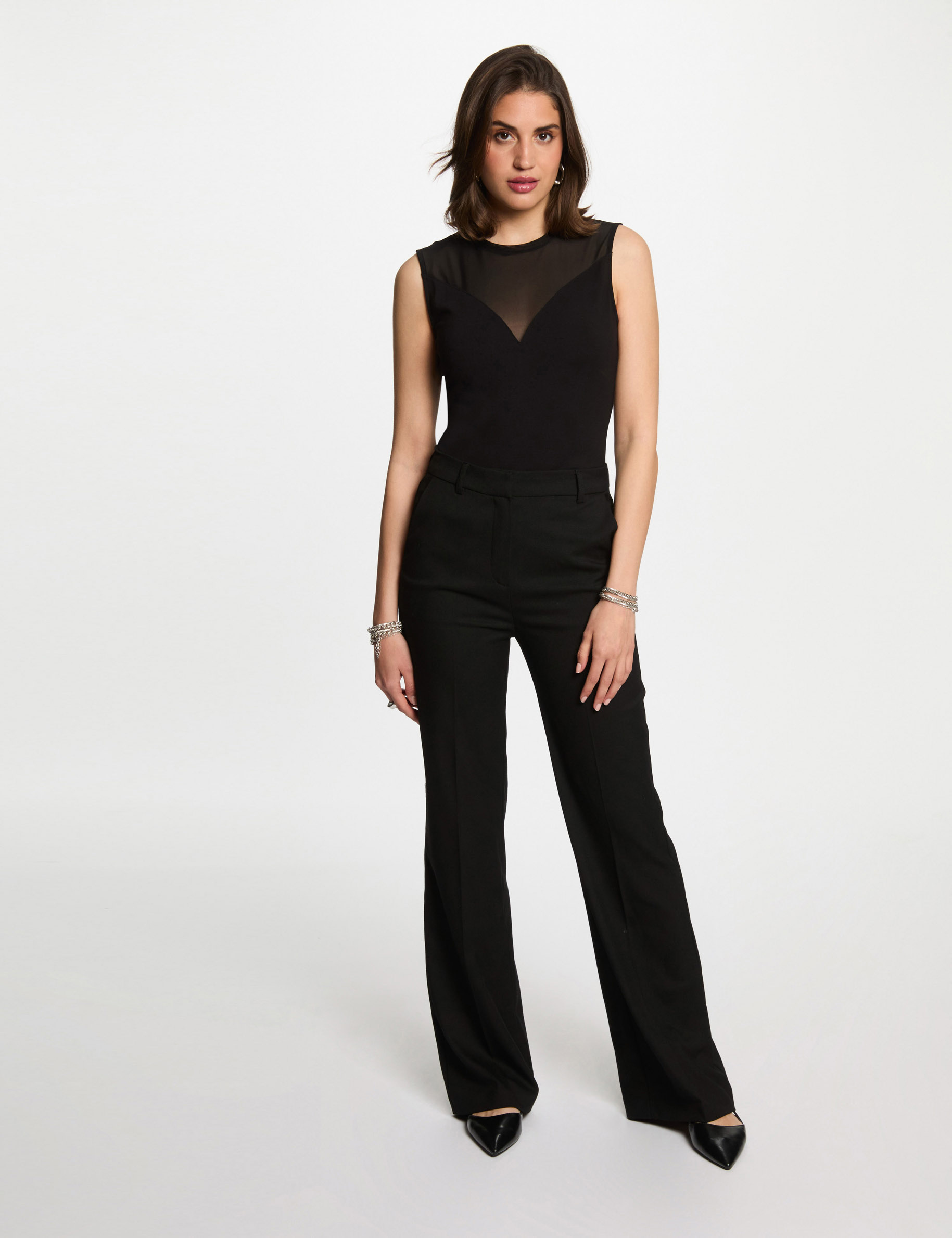 debardeur sans manches noir femme Débardeur sans manches noir femme