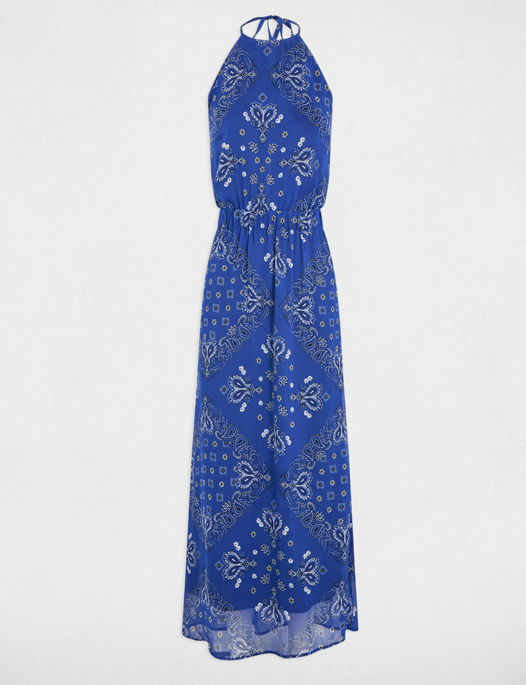 langes gerades kleid mit print mehrfarbig damen Langes gerades Kleid mit Print mehrfarbig damen