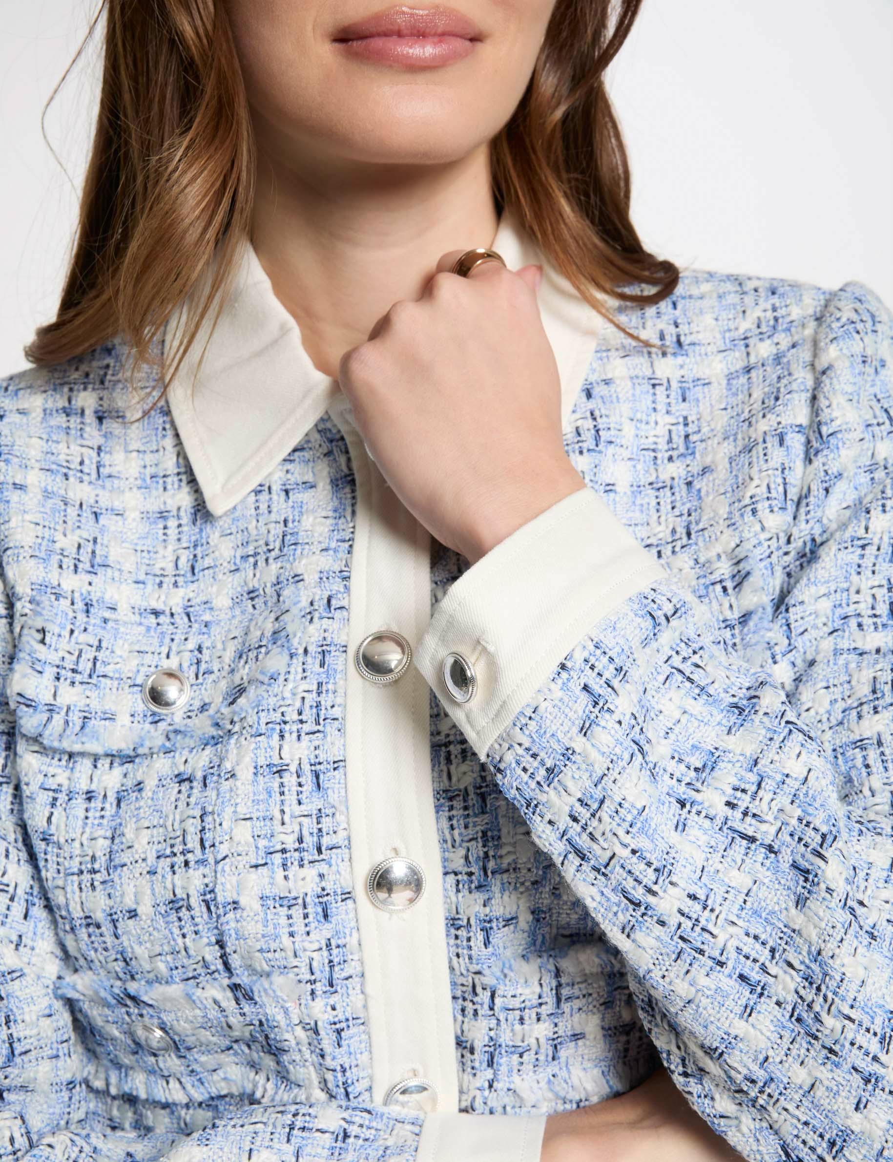 veste courte tweed multicolore femme Veste courte tweed multicolore femme