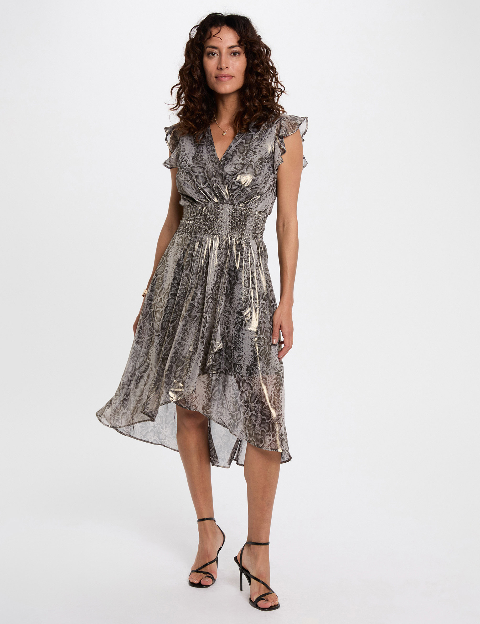 robe longue cache cur multicolore femme Robe longue cache c¿ur multicolore femme