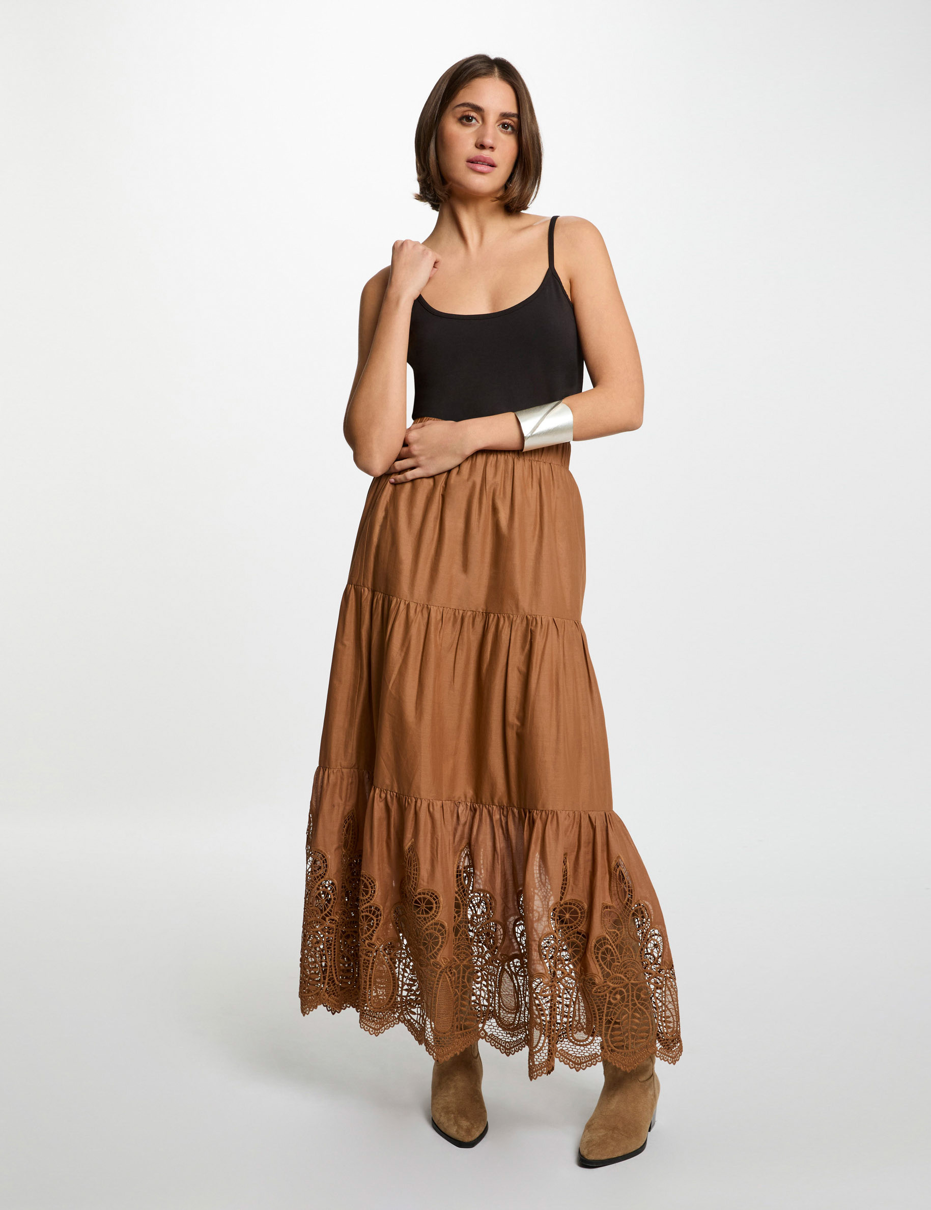 top mit schmalen tragern schwarz damen Top mit schmalen Trägern schwarz damen