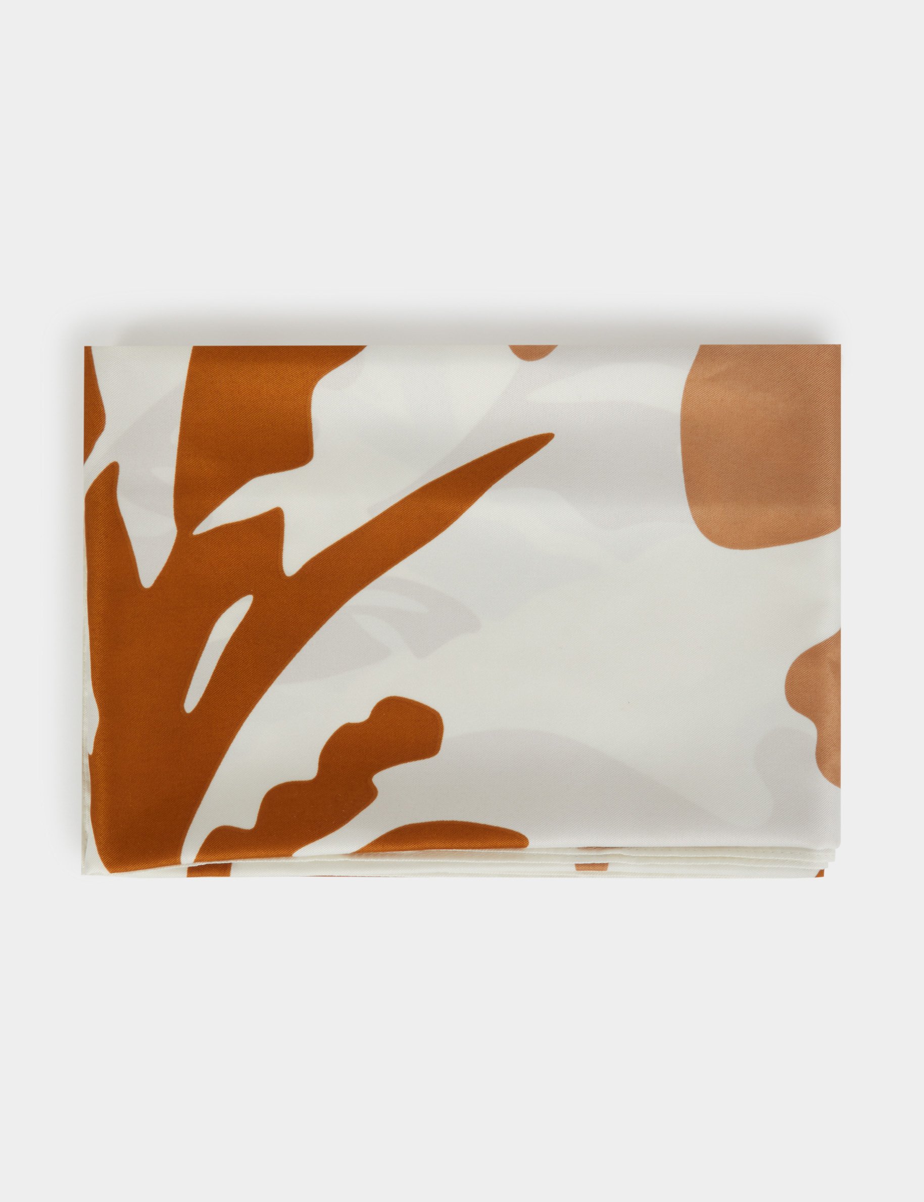 Foulard satin&eacute; multicolore femme