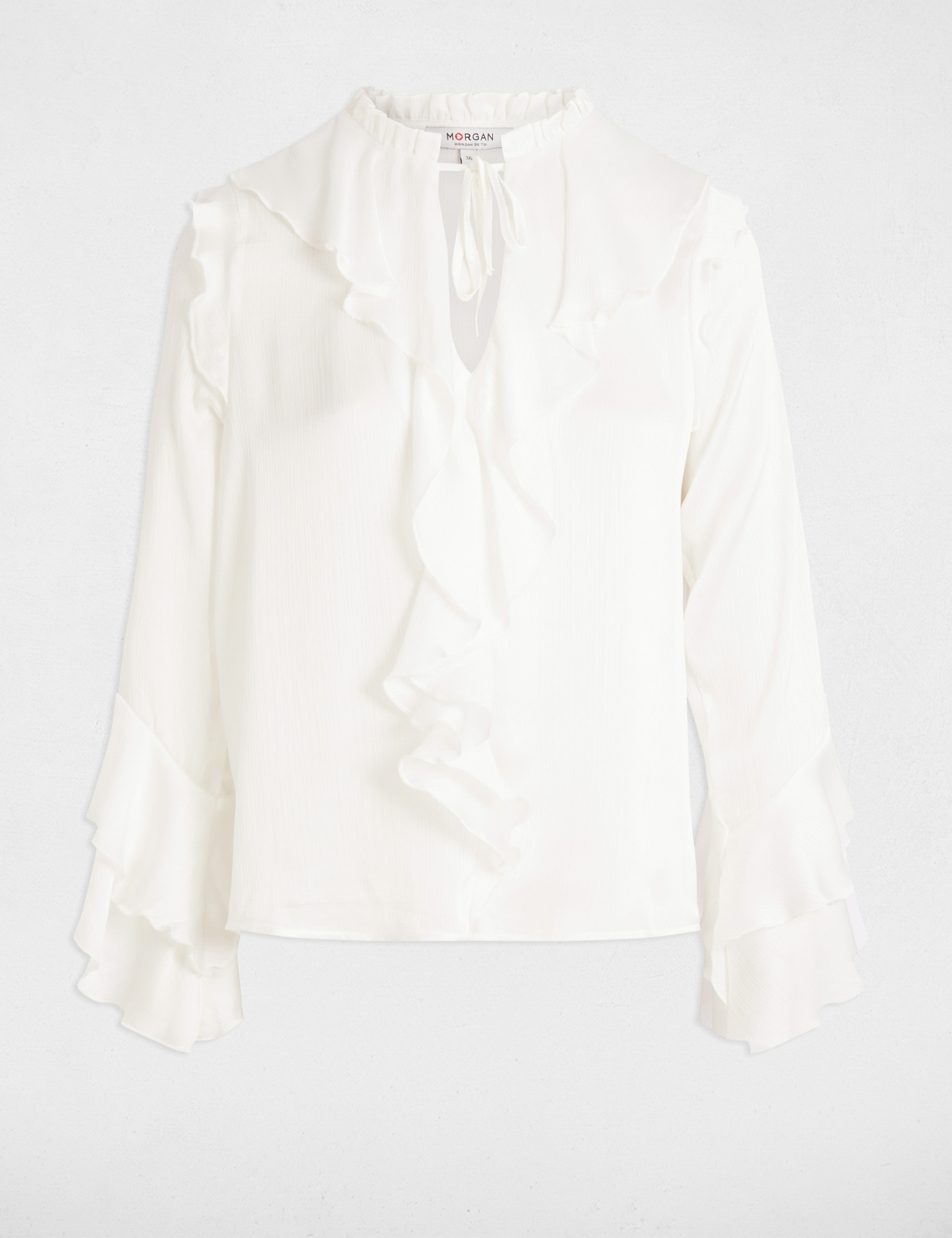 blouse manches longues blanc femme Blouse manches longues blanc femme