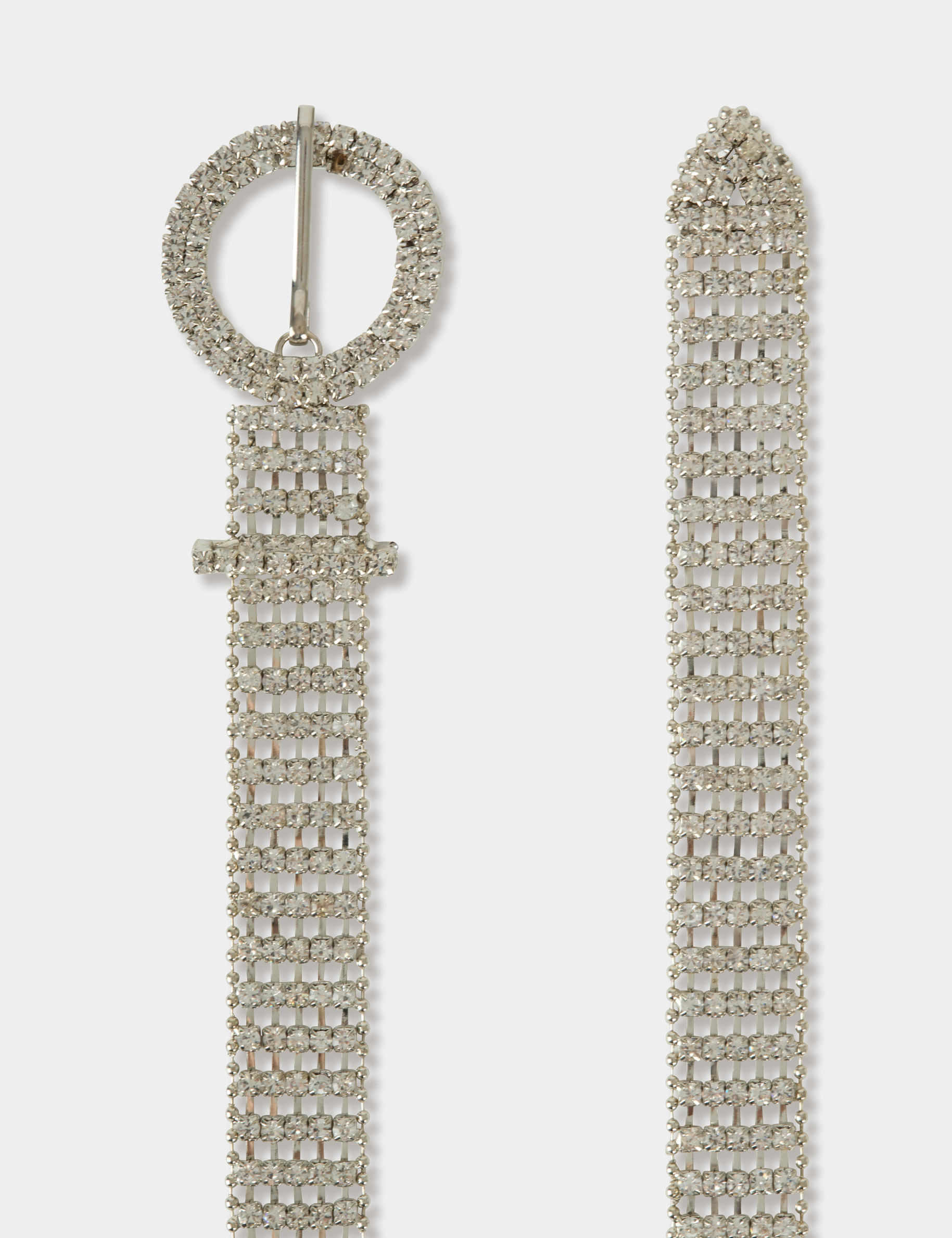 D&uuml;nner G&uuml;rtel mit Strass couleur argent damen