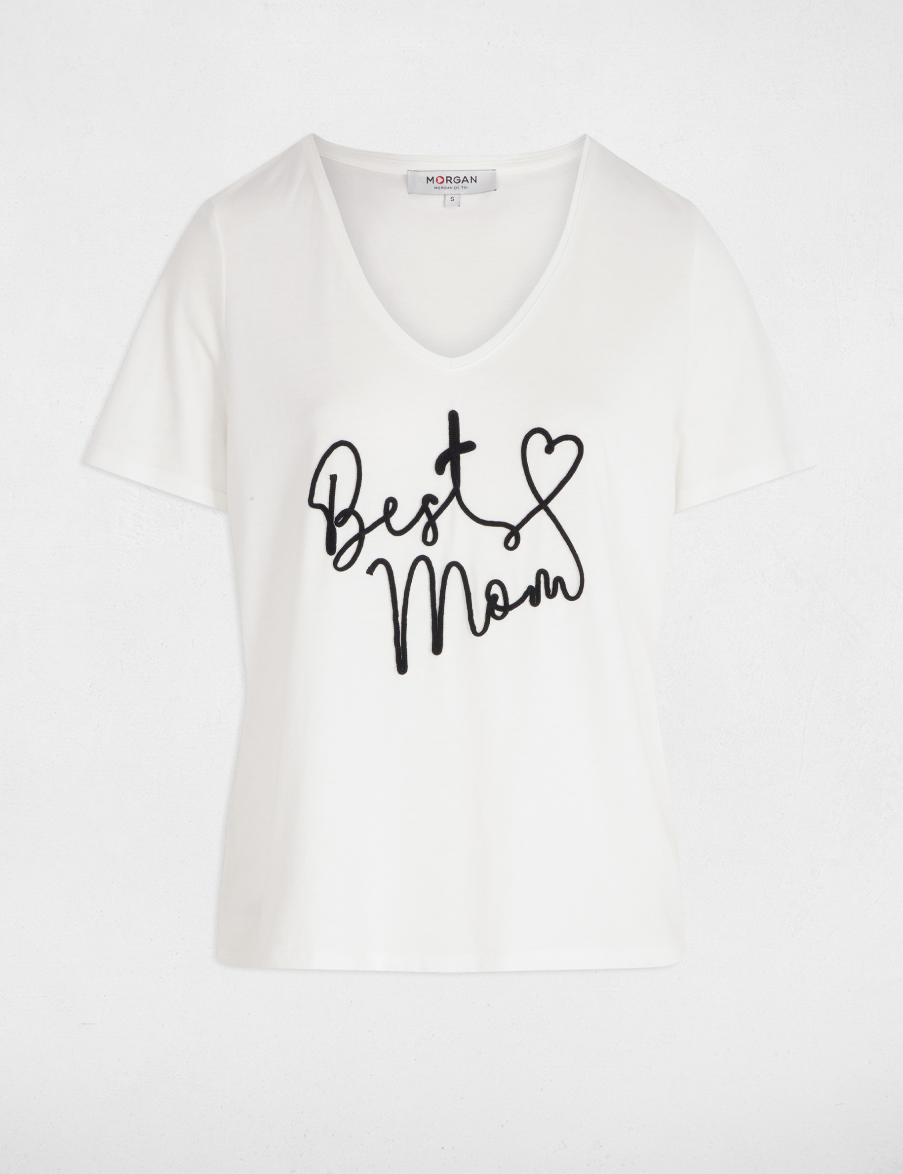 t shirt mit aufdruck weiss damen T-shirt mit Aufdruck weiss damen