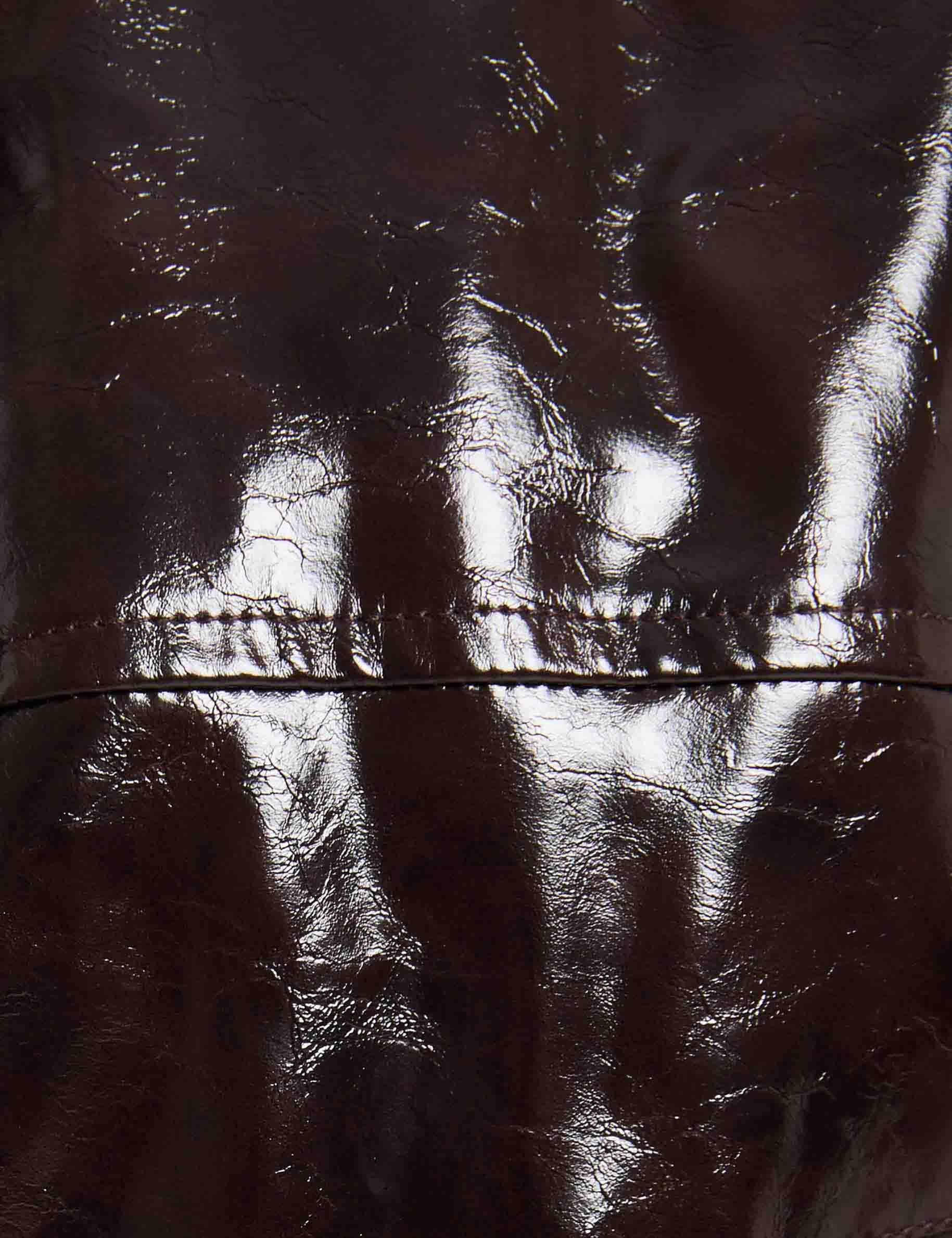 Blouson mit Fellkragen dunkelbraun damen