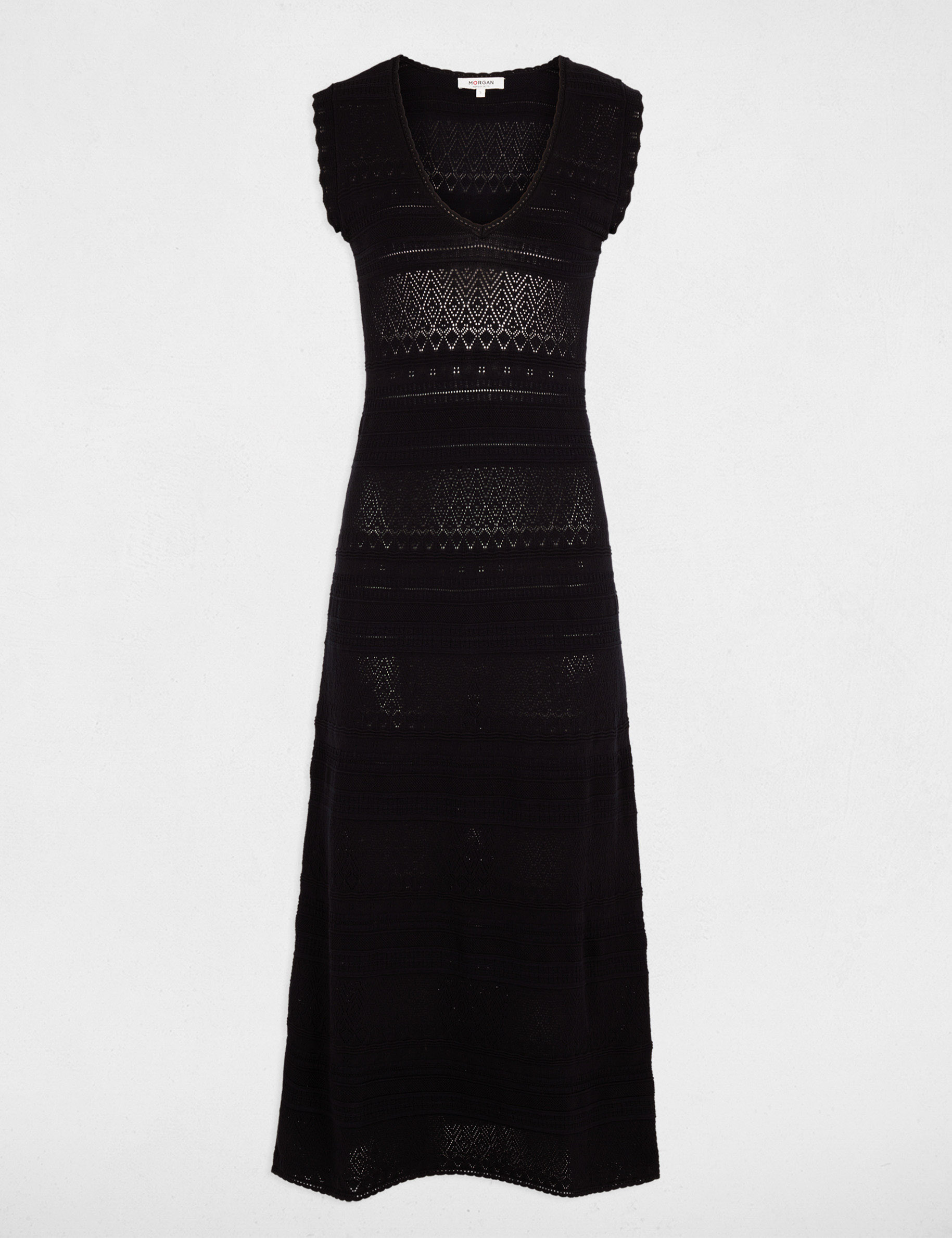 Enganliegendes Strickkleid marineblau damen