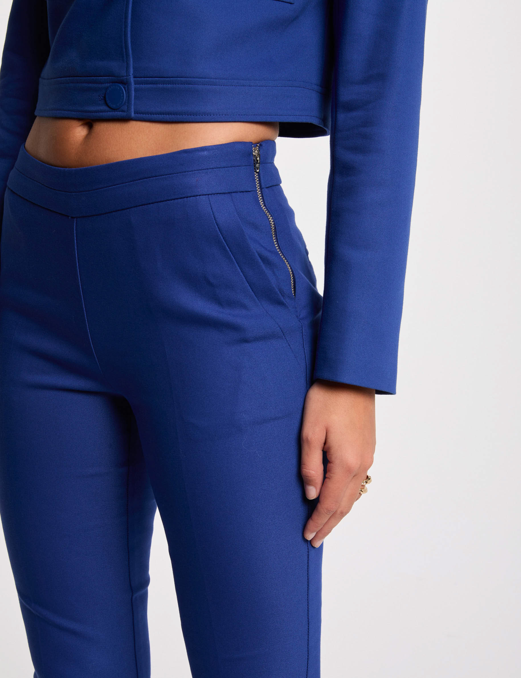 78 zigarettenhose elektrisch blau damen 7/8-Zigarettenhose elektrisch blau damen