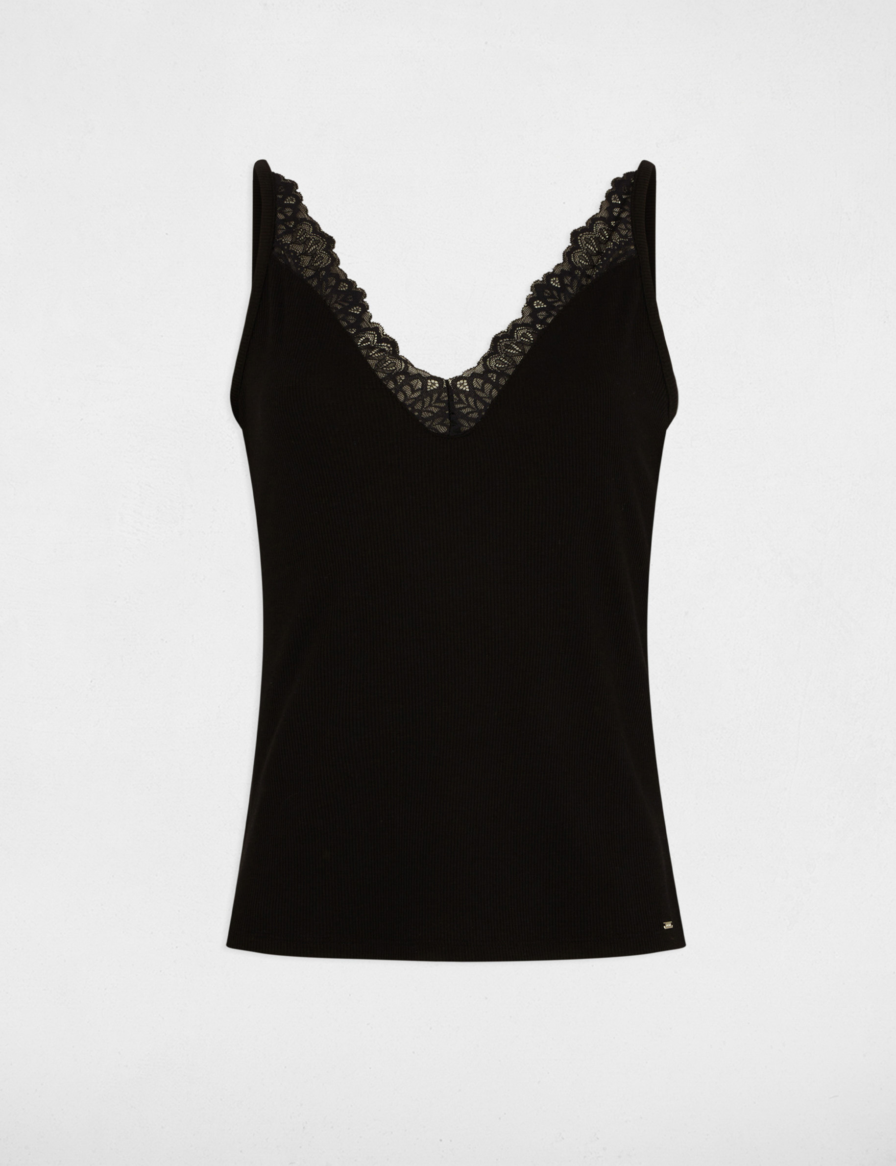 debardeur bretelles fines noir femme Débardeur bretelles fines noir femme