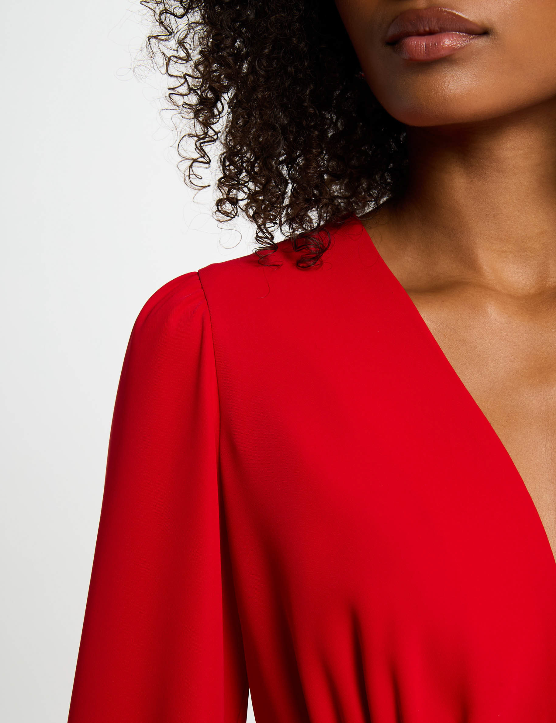 kurzes trapezformiges kleid rot damen Kurzes trapezförmiges Kleid rot damen
