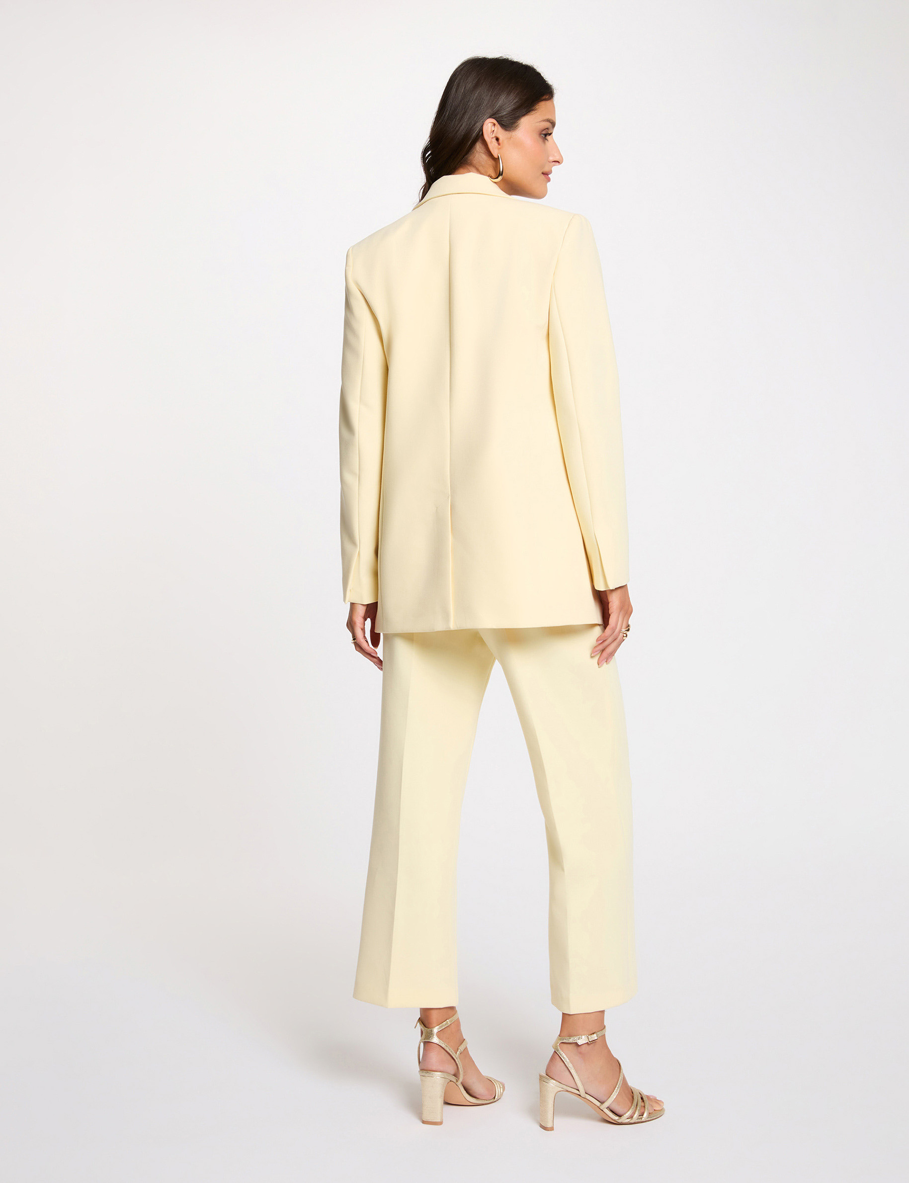 Blazerjacke pastelgelb damen