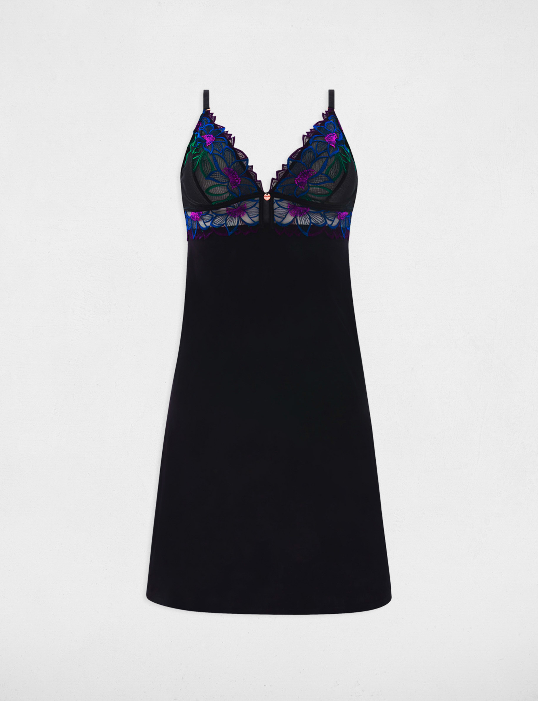 spitzen neglige schwarz damen Spitzen-Negligé schwarz damen