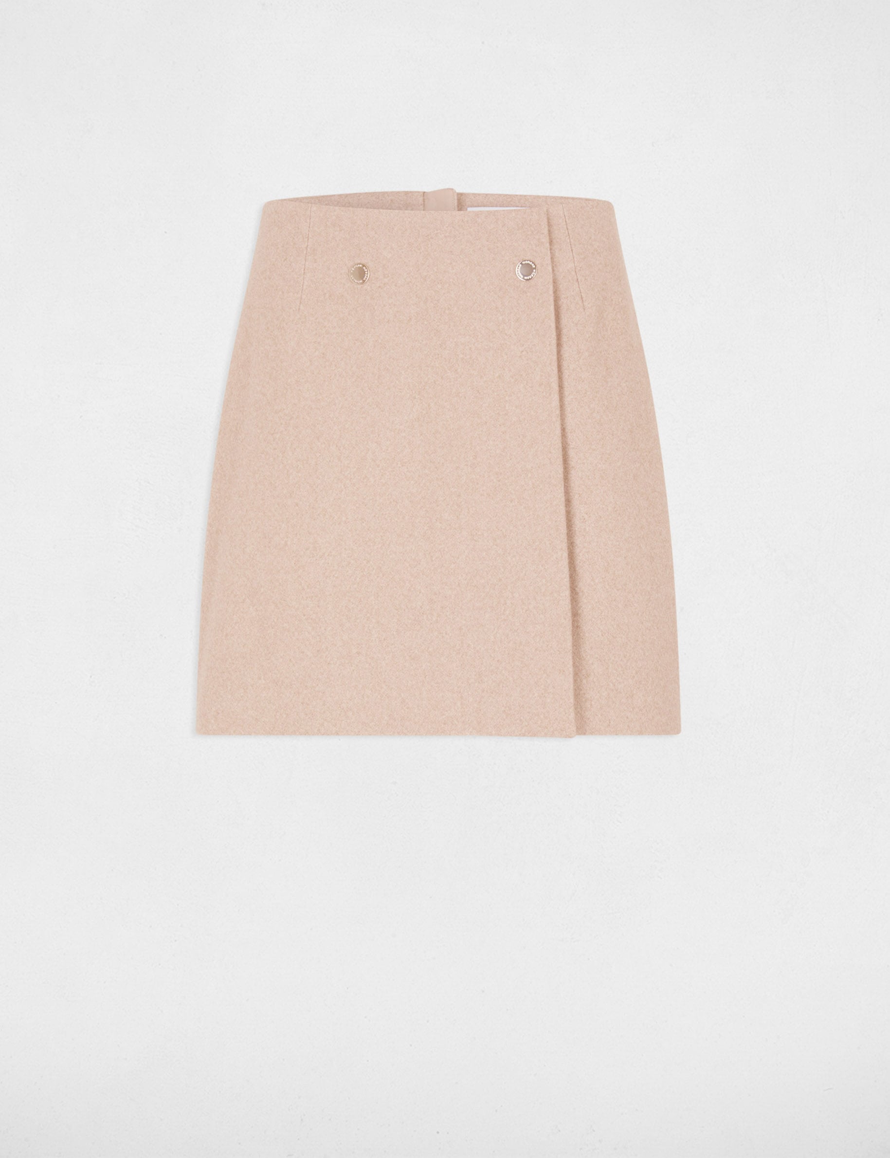 Kurzer Rock mittelbeige damen