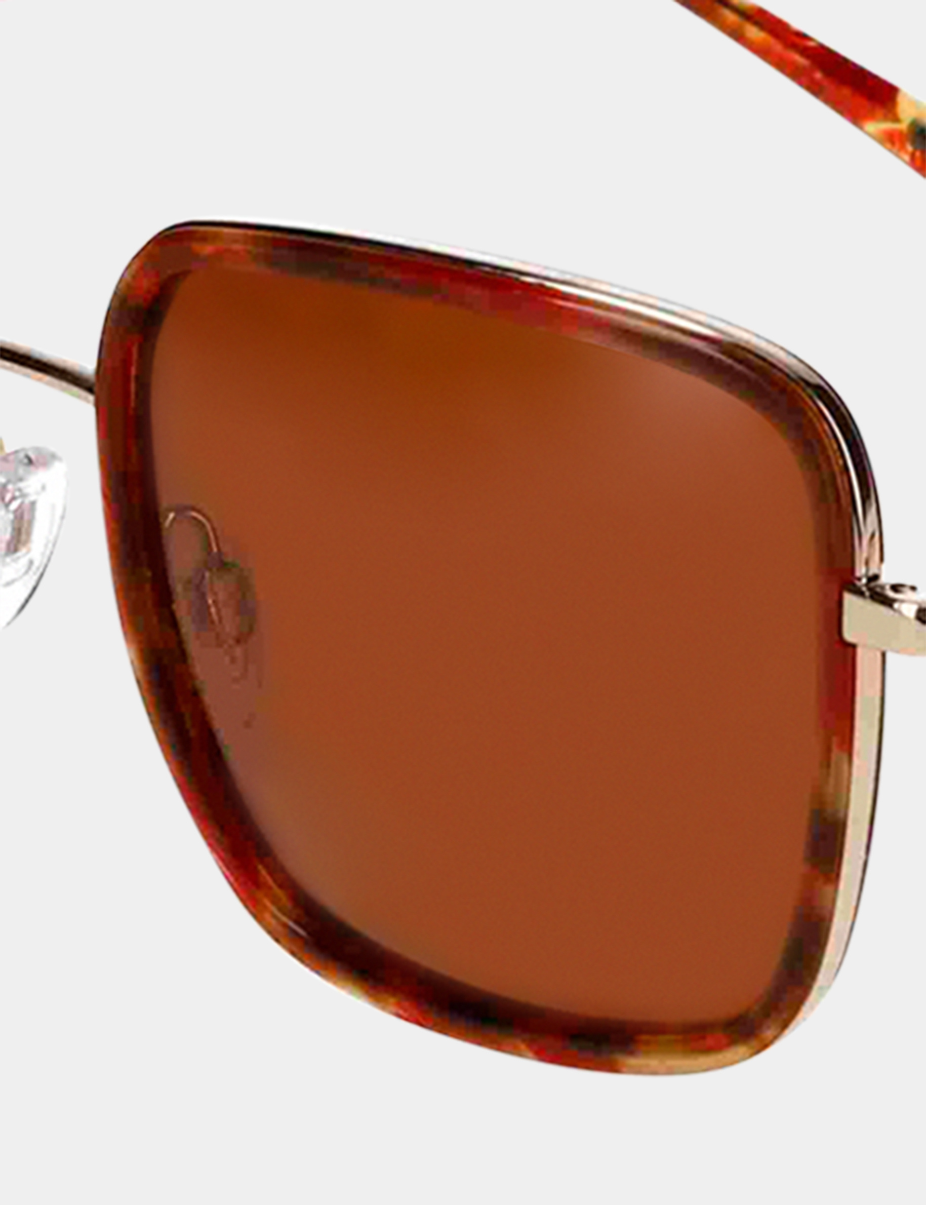 lunettes de soleil carree marron femme Lunettes de soleil carrée marron femme