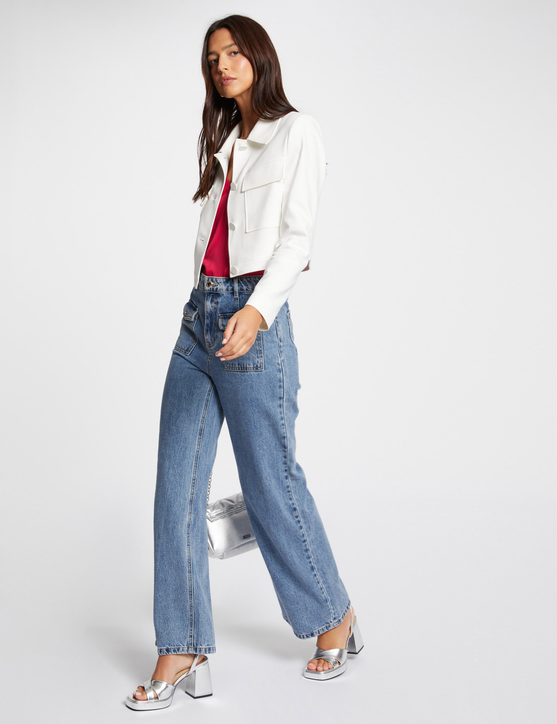 Veste courte morgan best sale