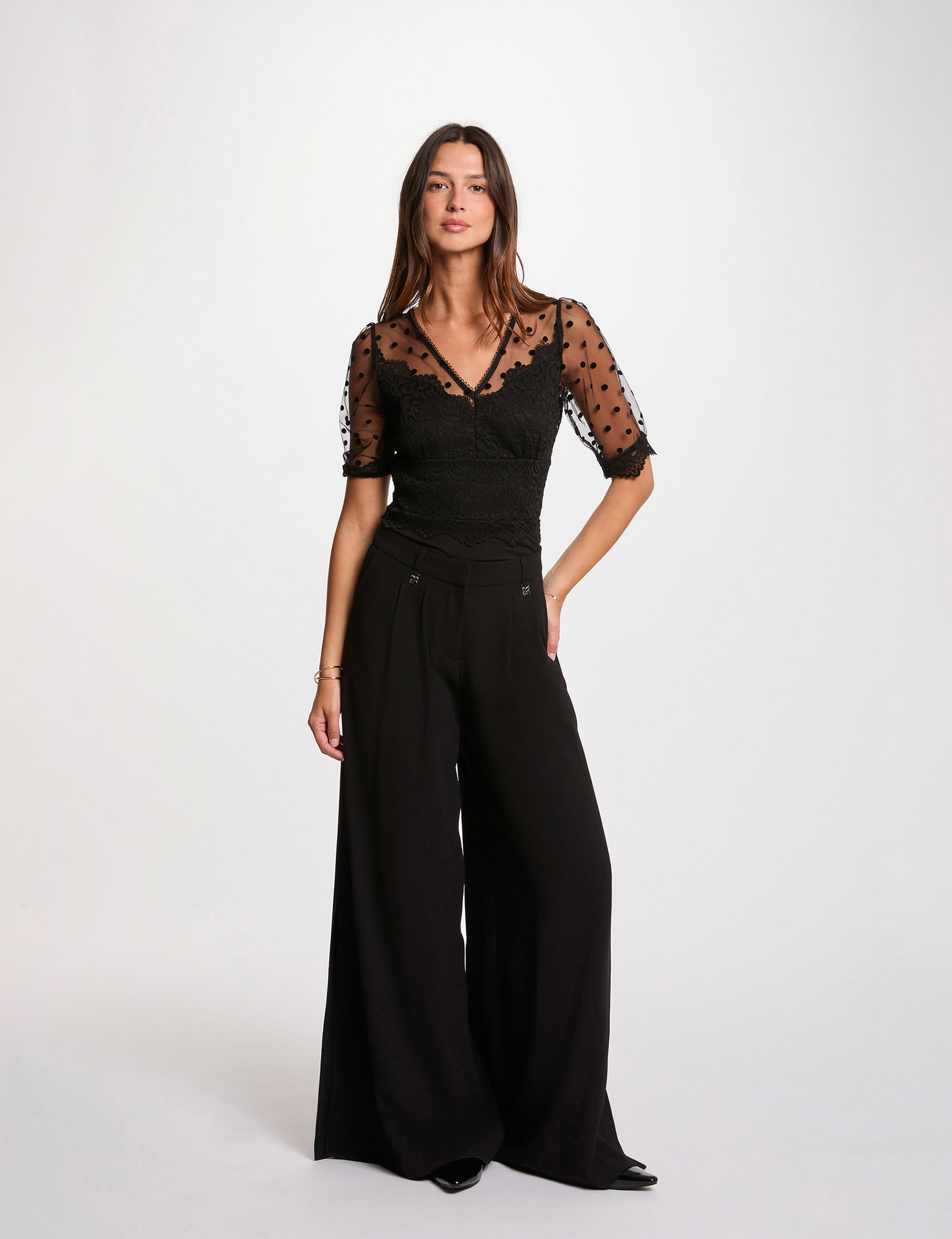 body manches courtes noir femme Body manches courtes noir femme