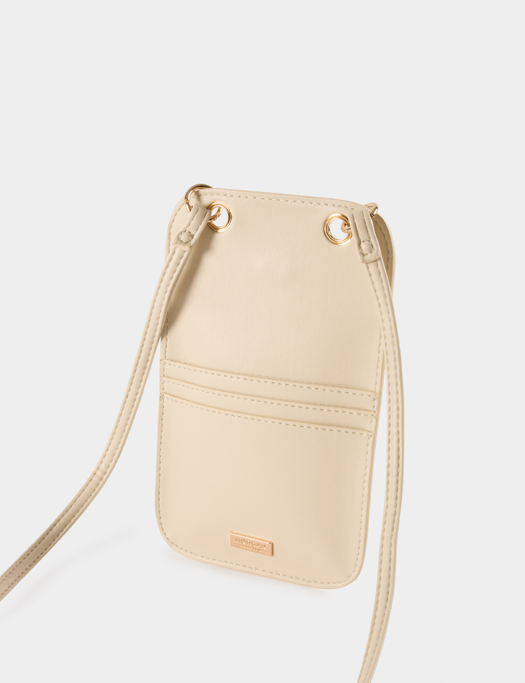 Herztaschen mit Schnalle elfenbein damen