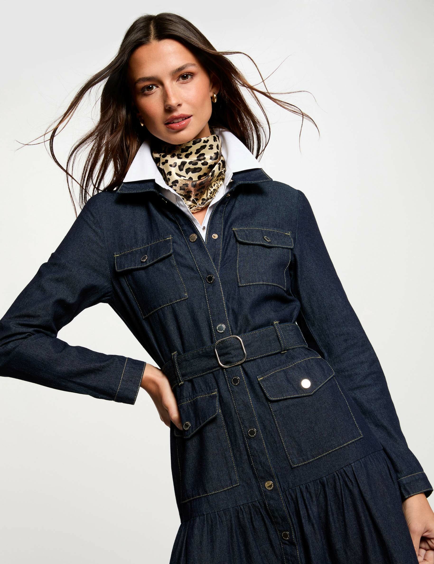 langes jeanskleid rohes denim damen Langes Jeanskleid rohes denim damen