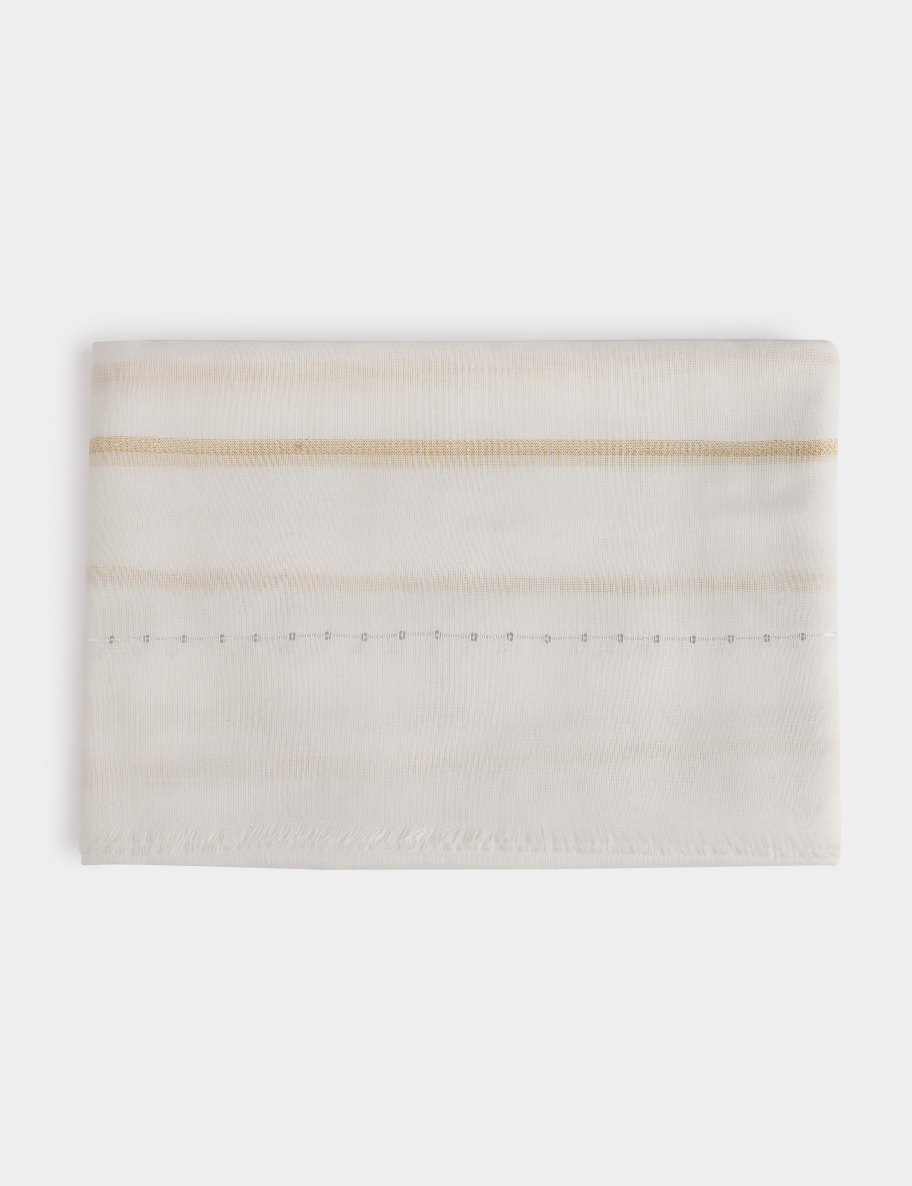 foulard avec sequins blanc femme Foulard avec sequins blanc femme