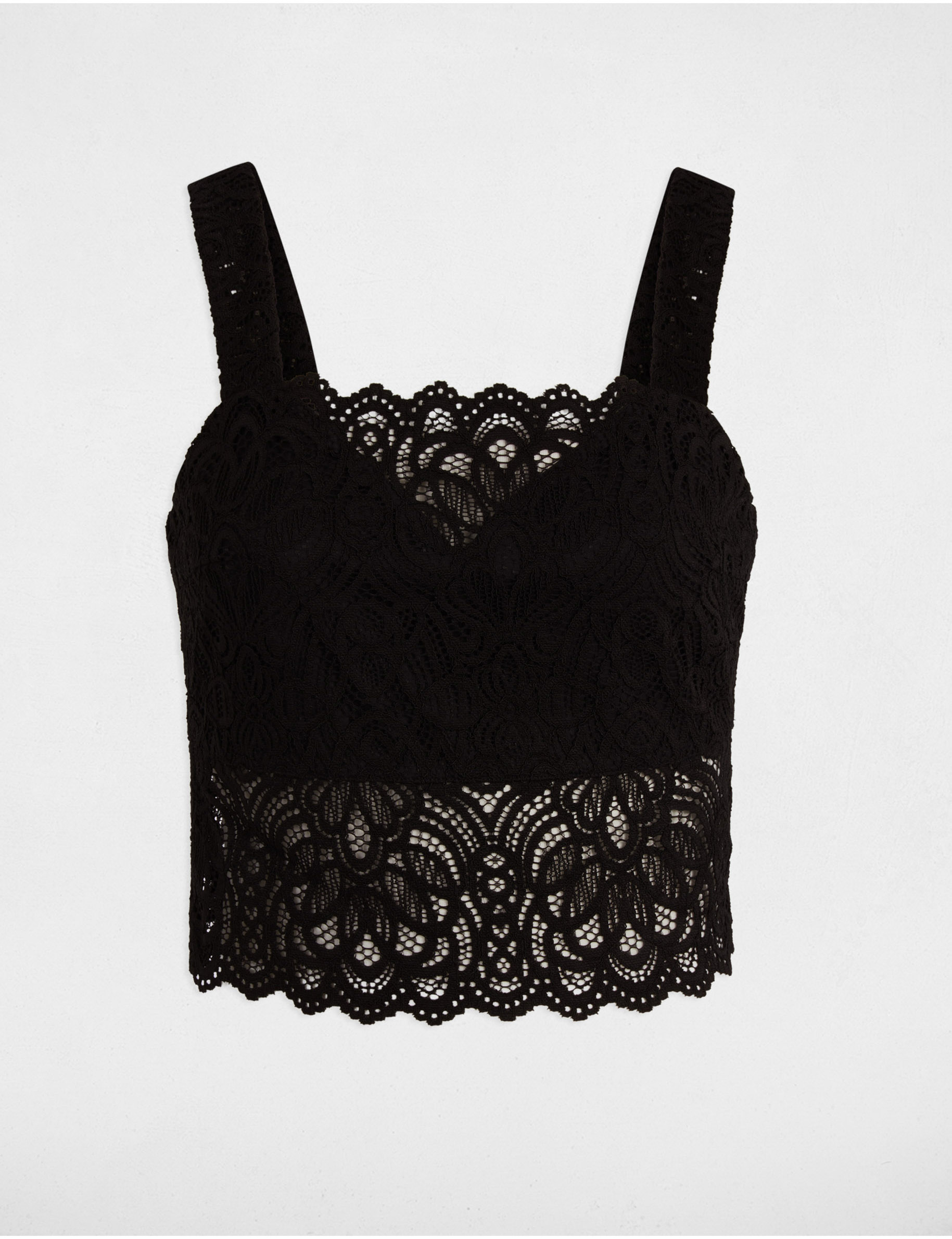 tanktop mit breiten tragern schwarz damen Tanktop mit breiten Trägern schwarz damen