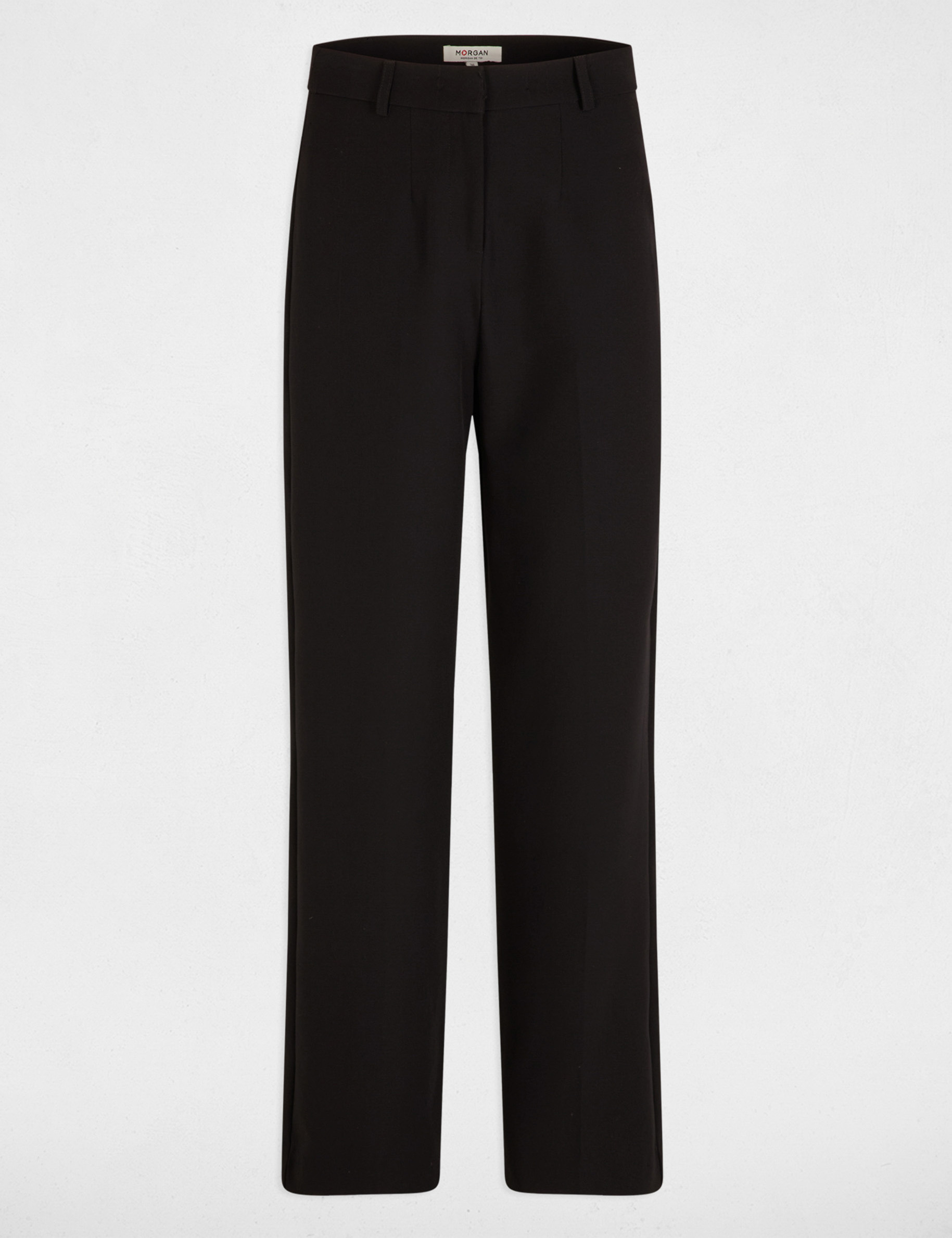 pantalon droit a pinces noir femme Pantalon droit à pinces noir femme