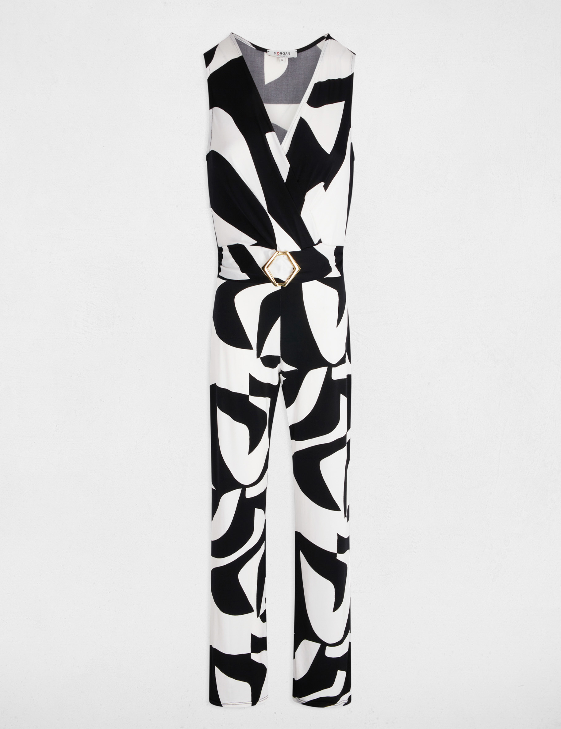 langer jumpsuit mit print mehrfarbig damen Langer Jumpsuit mit Print mehrfarbig damen