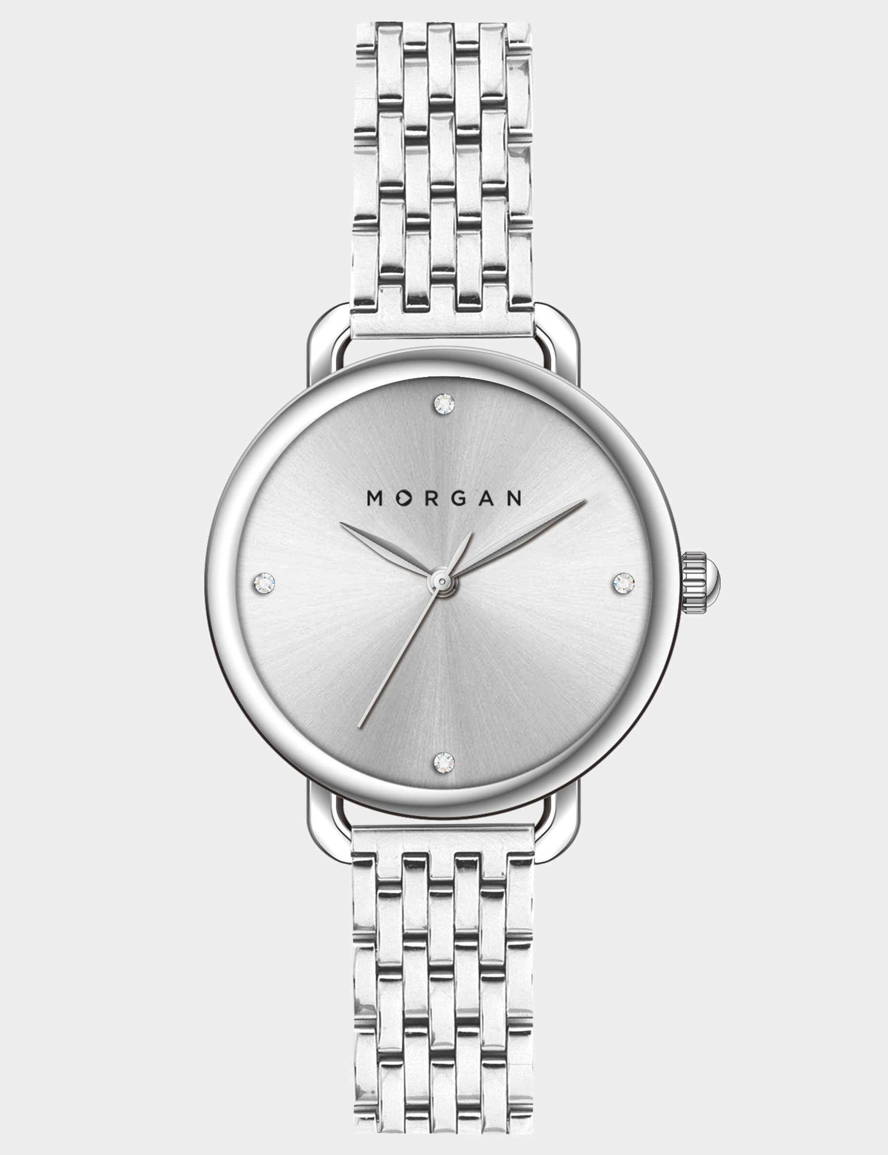 Uhr couleur argent damen