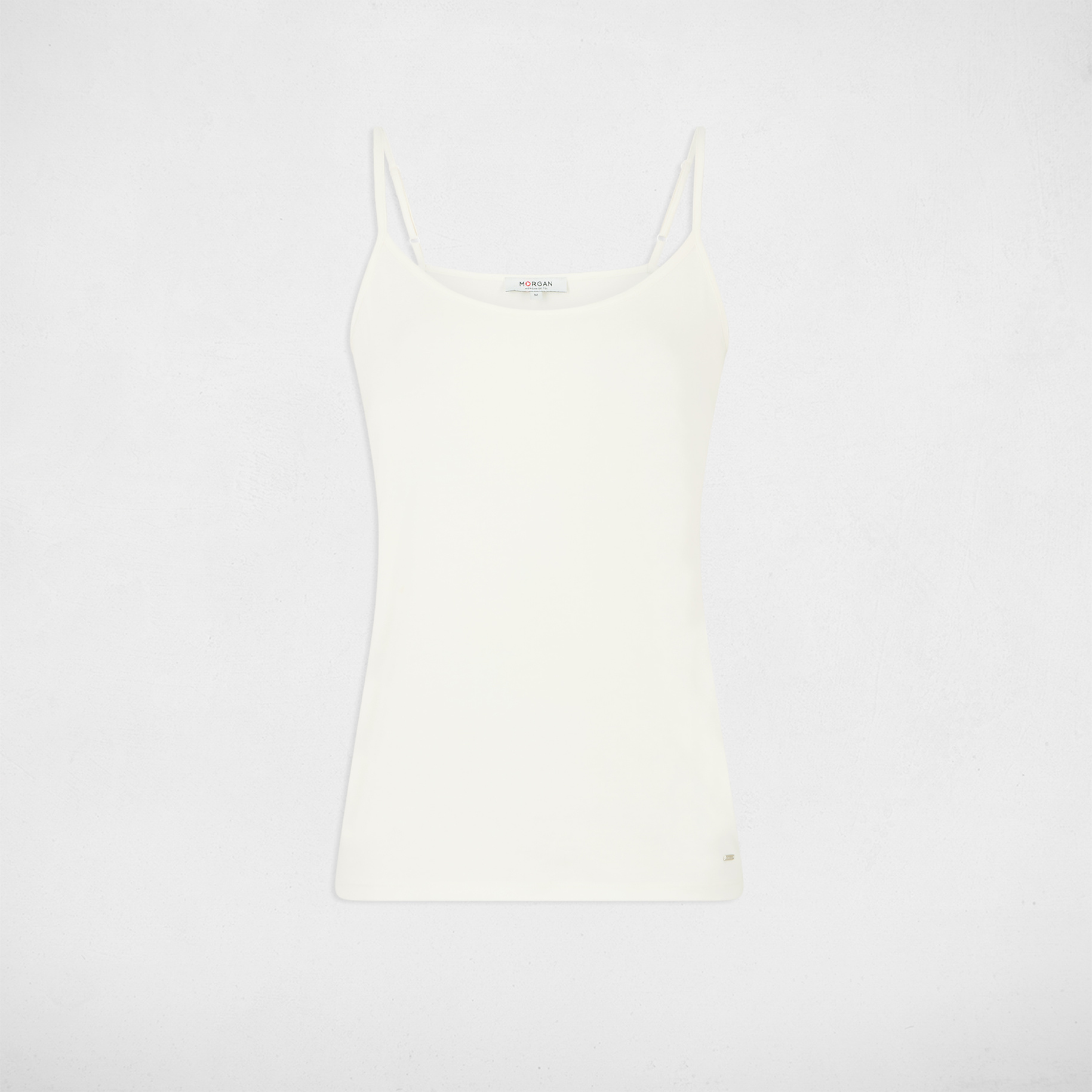 top mit schmalen tragern elfenbein damen Top mit schmalen Trägern elfenbein damen
