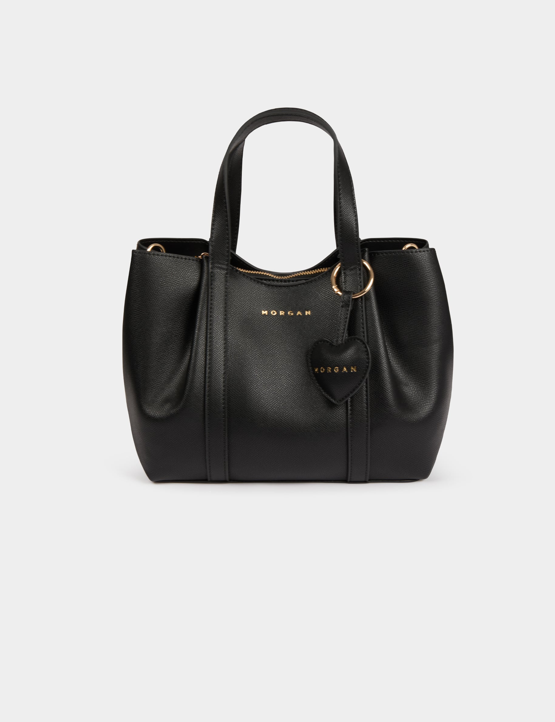 Sac cabas similicuir noir femme