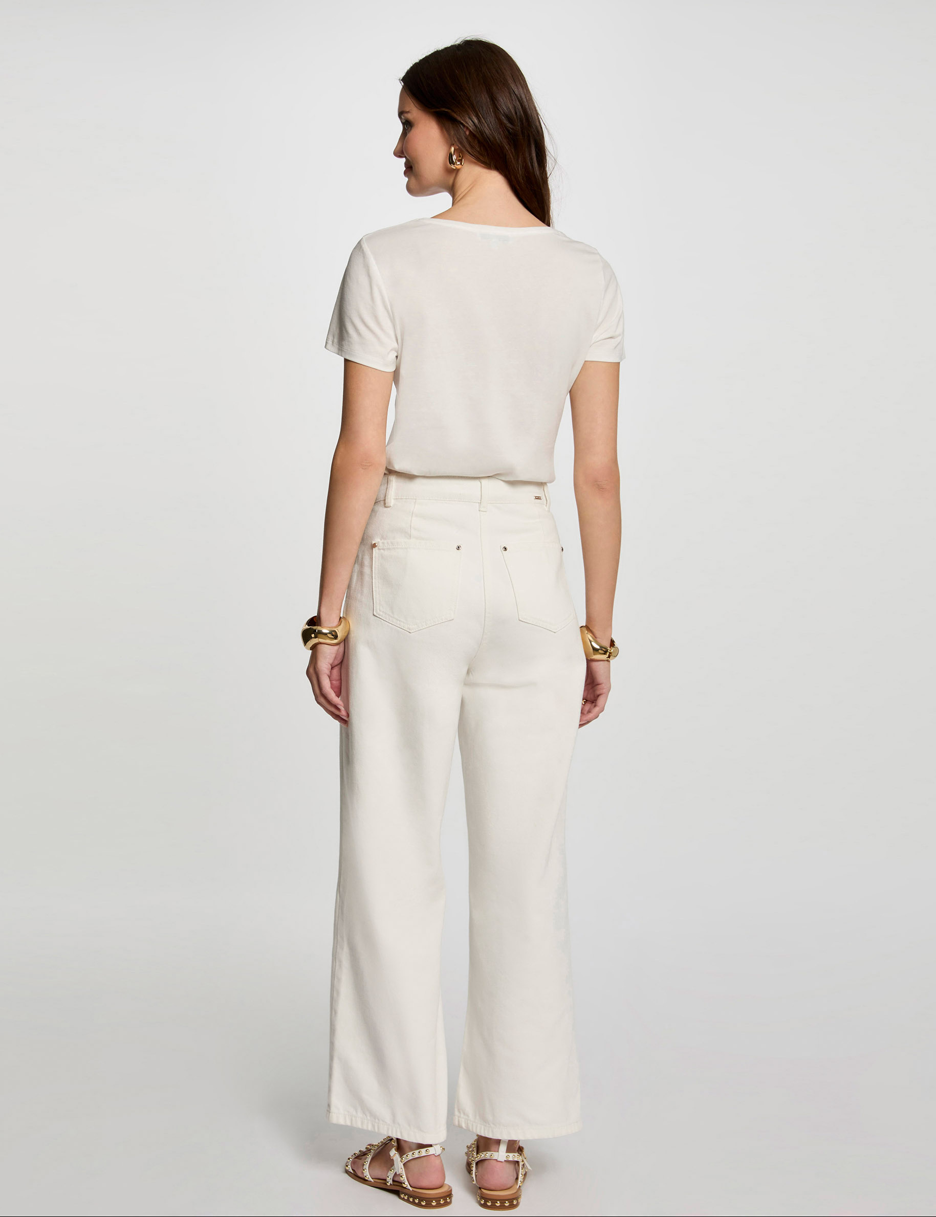 t shirt a inscription blanc femme T-shirt à inscription blanc femme