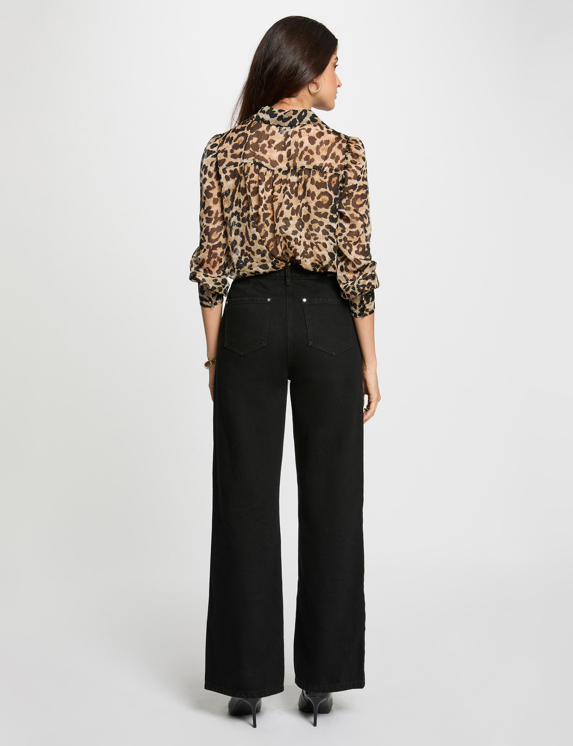 bedrucktes voile hemd mehrfarbig damen Bedrucktes Voile-Hemd mehrfarbig damen