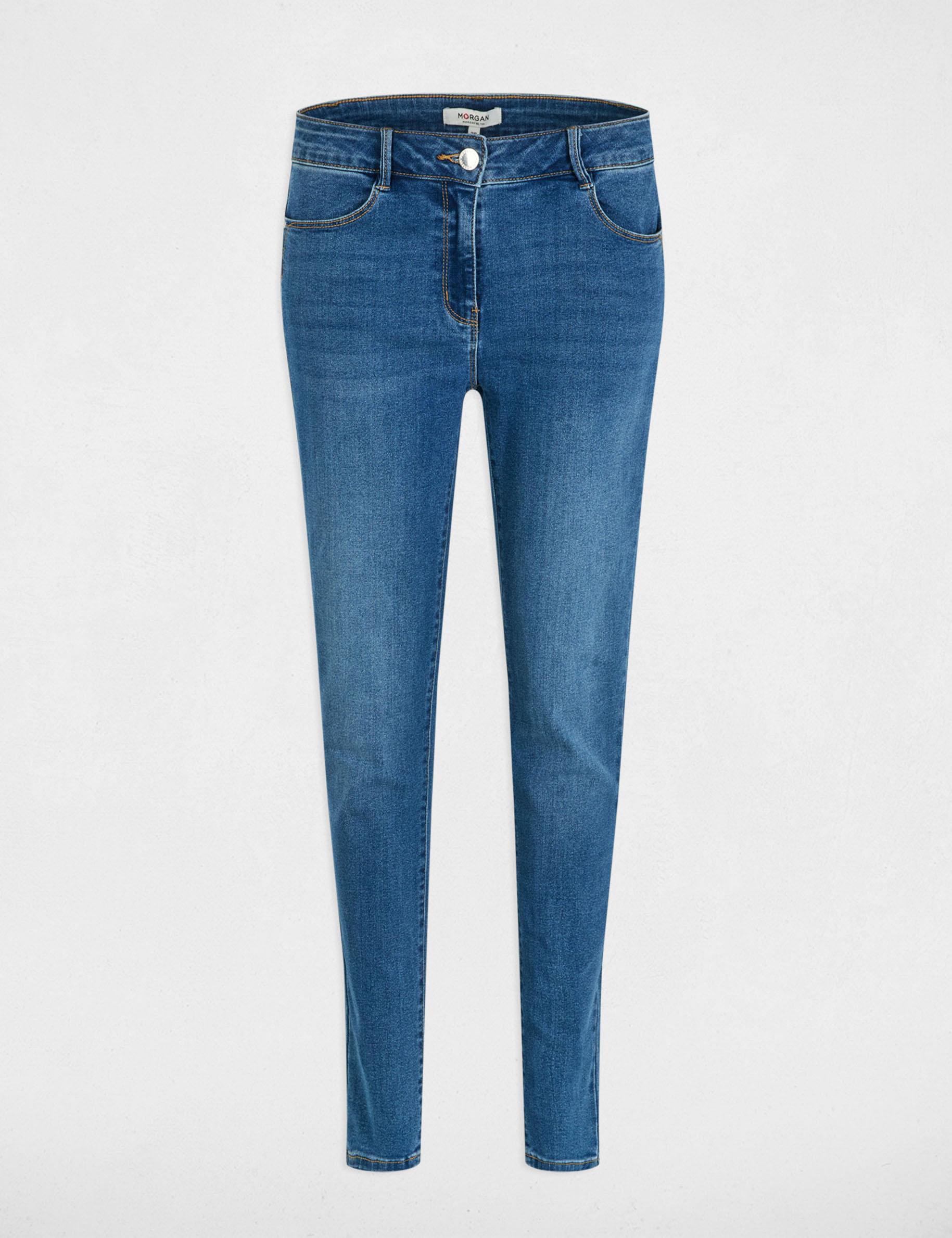 jeans slim taille standard denim stone femme Jeans slim taille standard denim stone femme