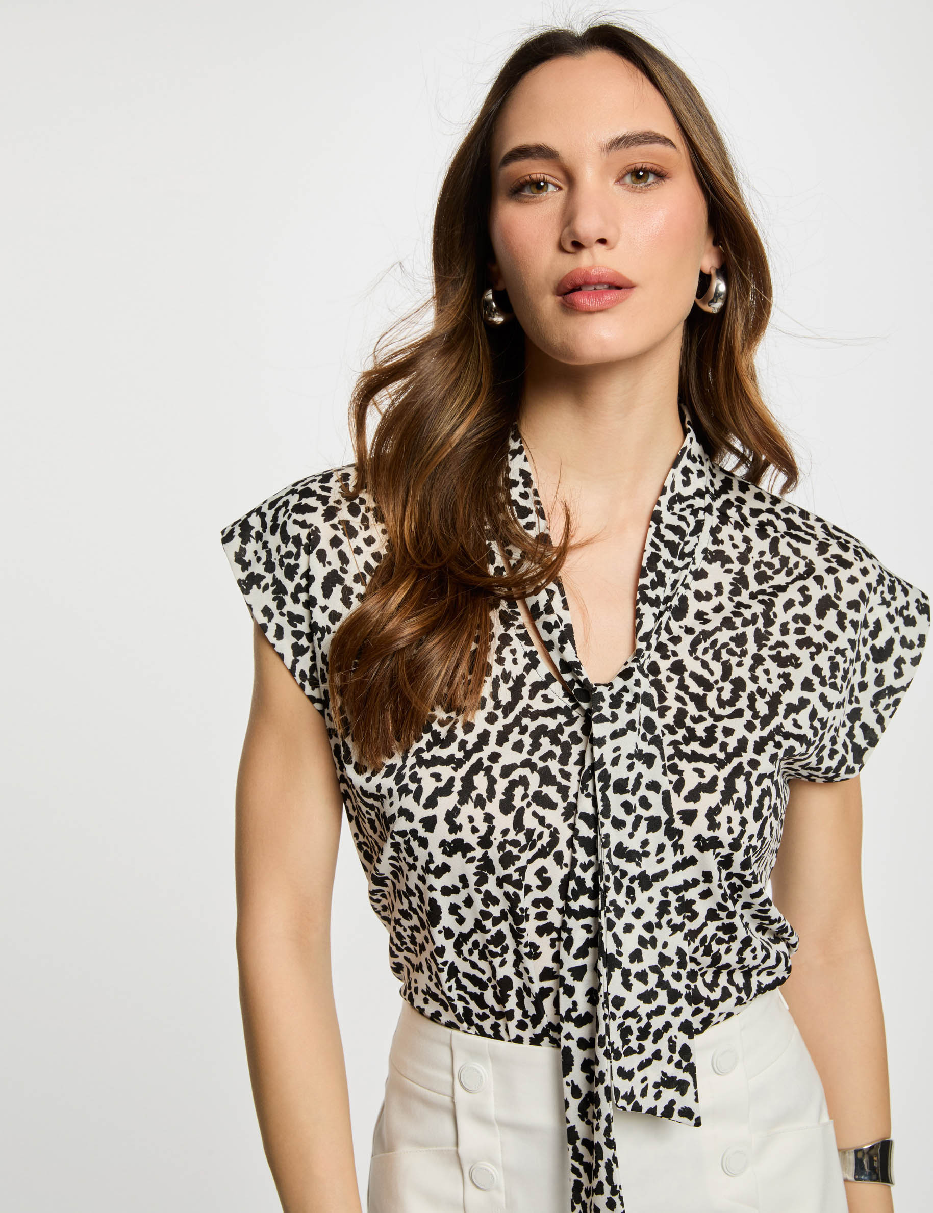 t shirt manches courtes blanc femme T-shirt manches courtes blanc femme