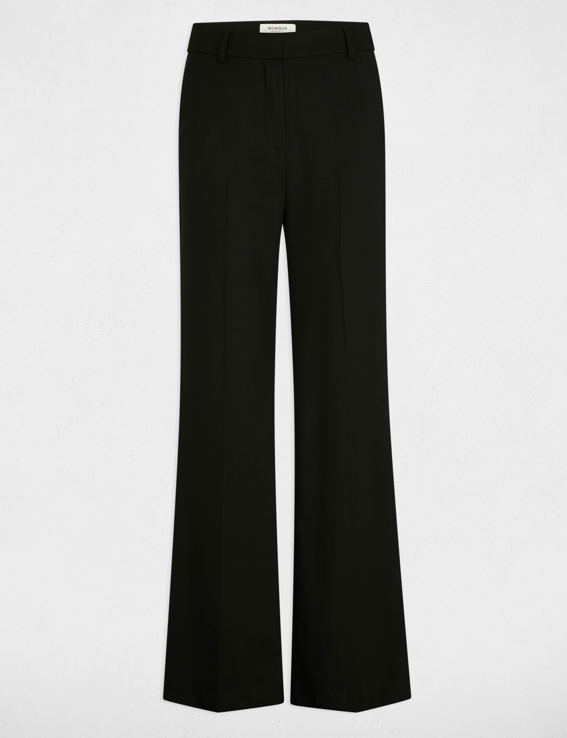 pantalon large a pinces noir femme Pantalon large à pinces noir femme
