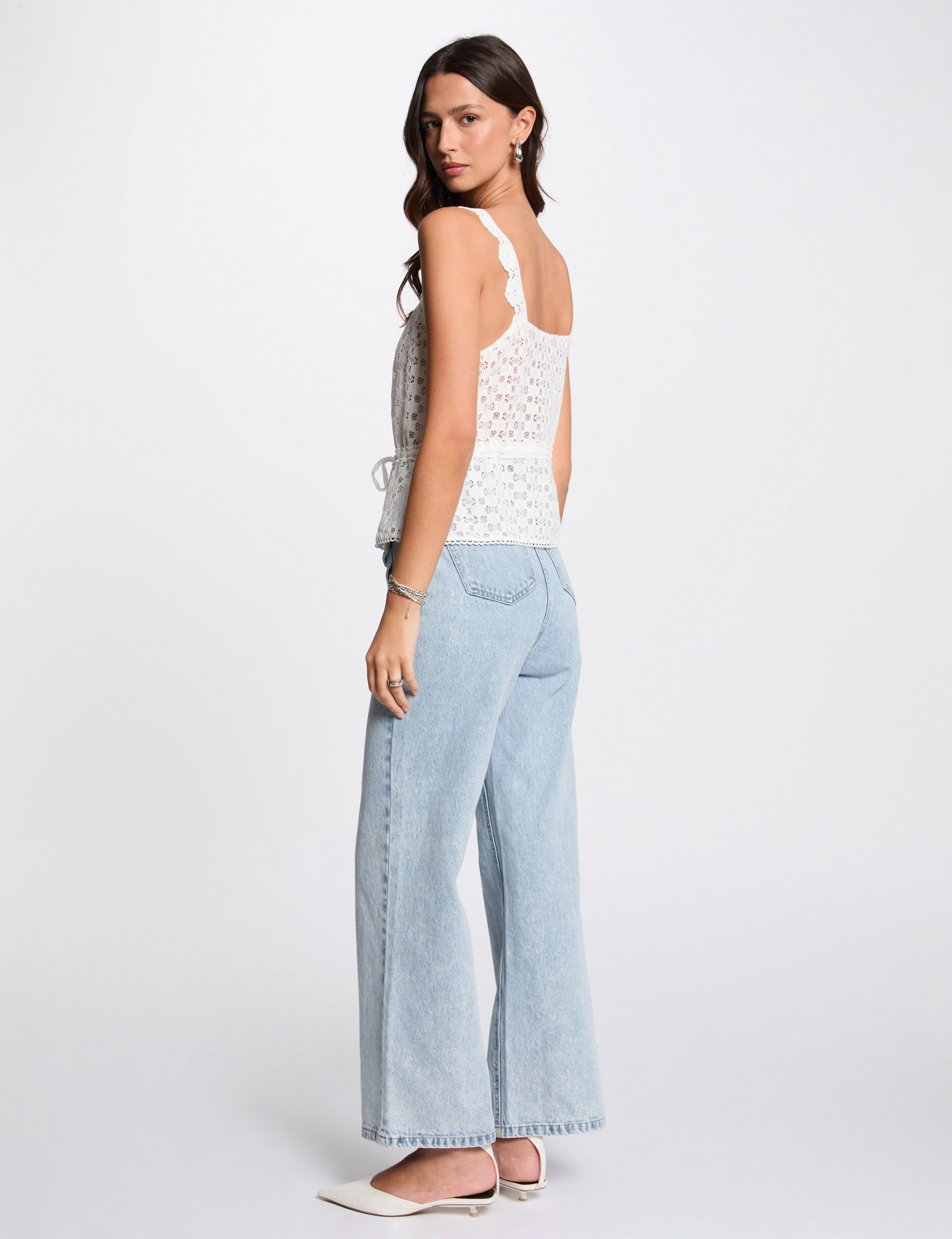 armelloses top weiss damen Ärmelloses Top weiss damen