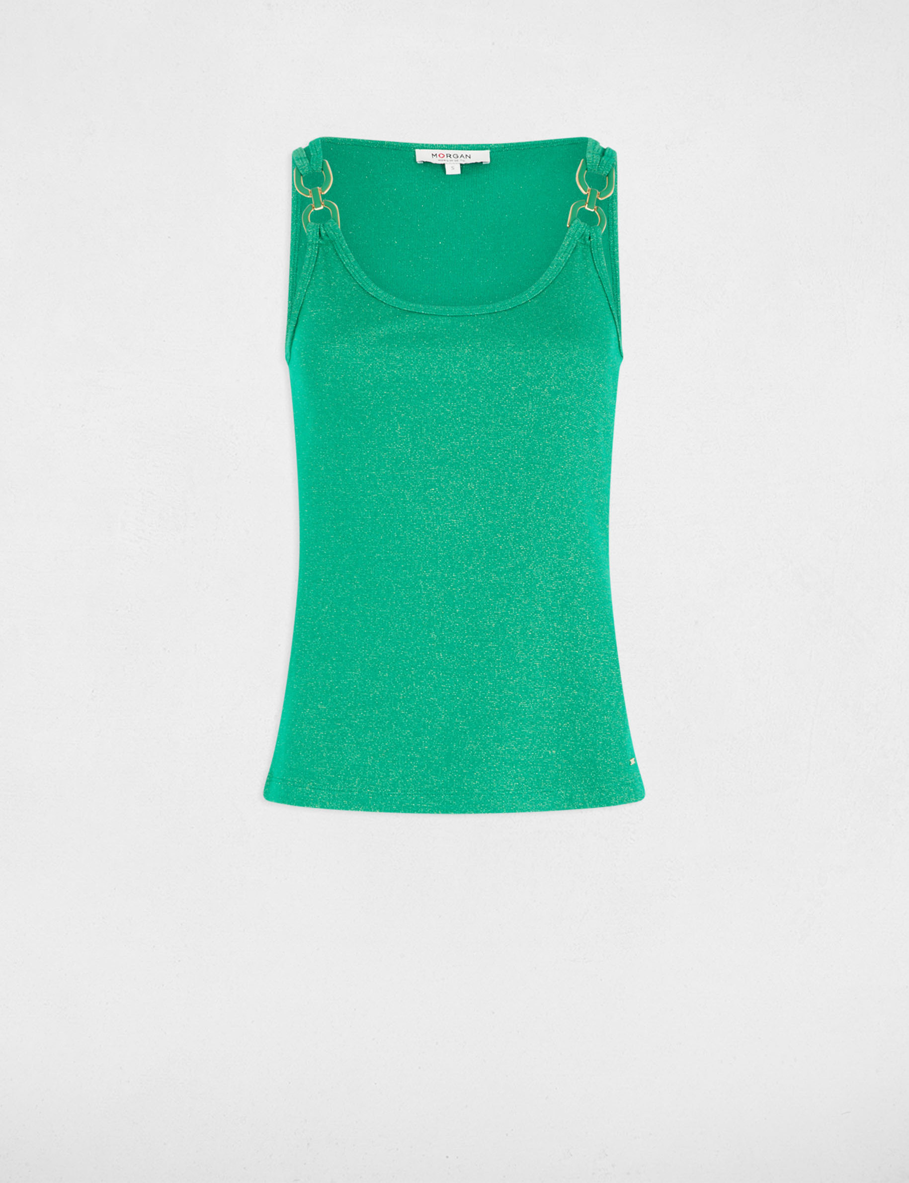 debardeur sans manches vert emeraude femme Débardeur sans manches vert émeraude femme