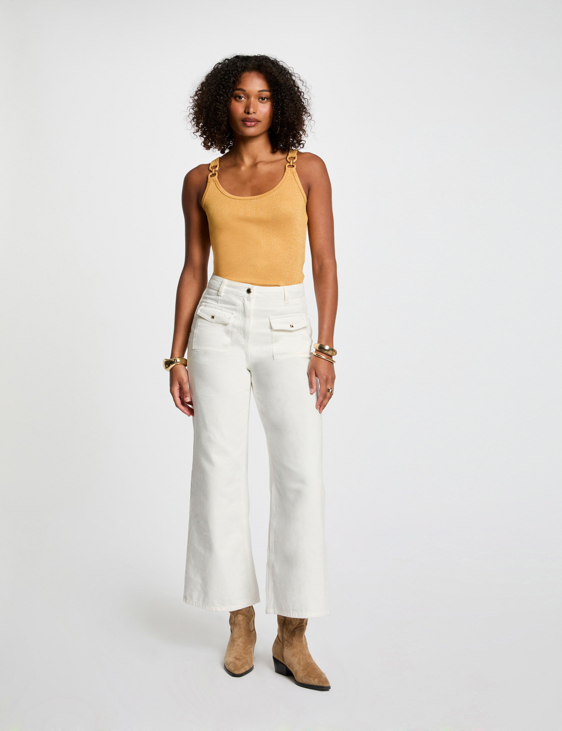 armelloses tanktop senfgelb damen Ärmelloses Tanktop senfgelb damen