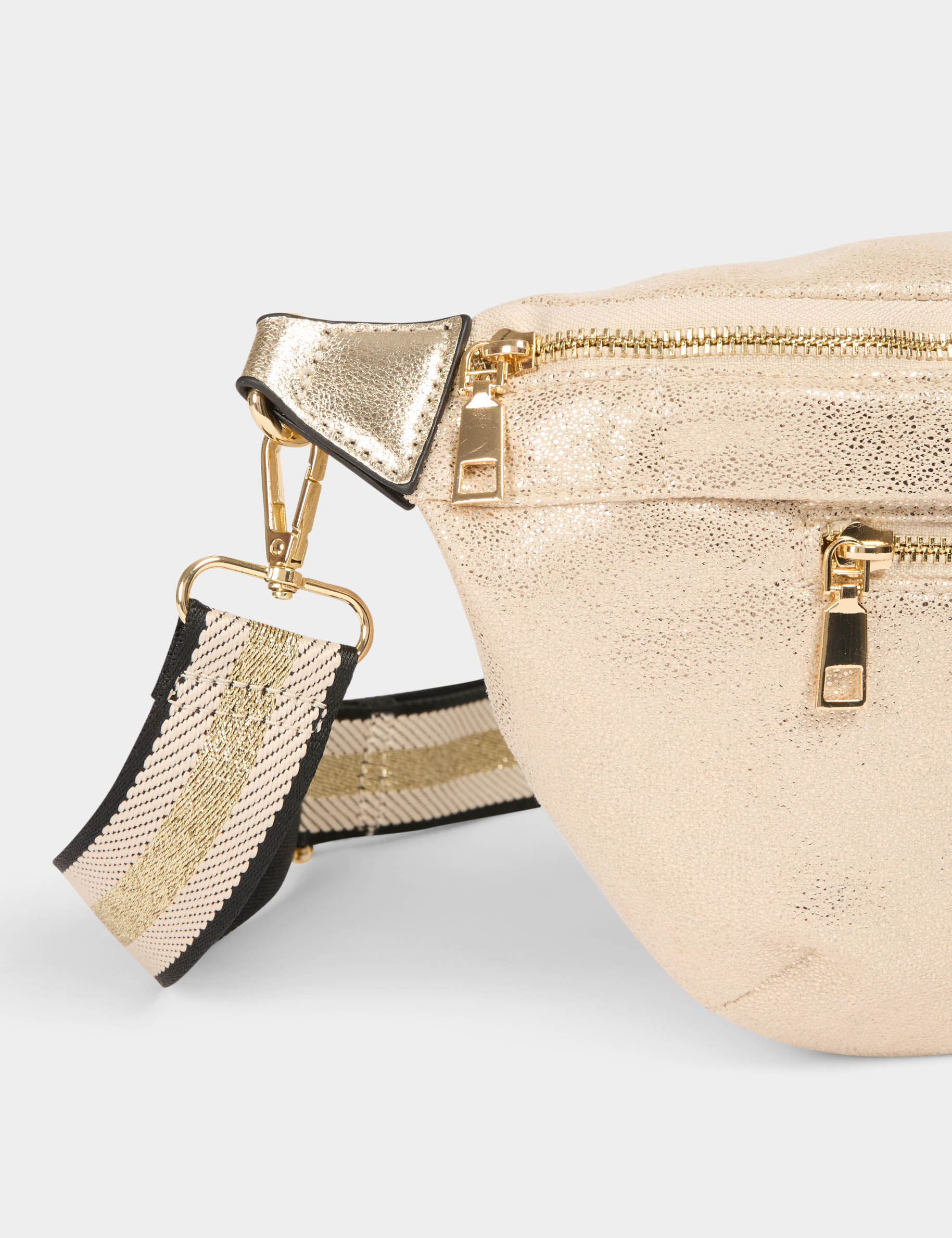metallische gurteltasche goldgelb damen Metallische Gürteltasche goldgelb damen